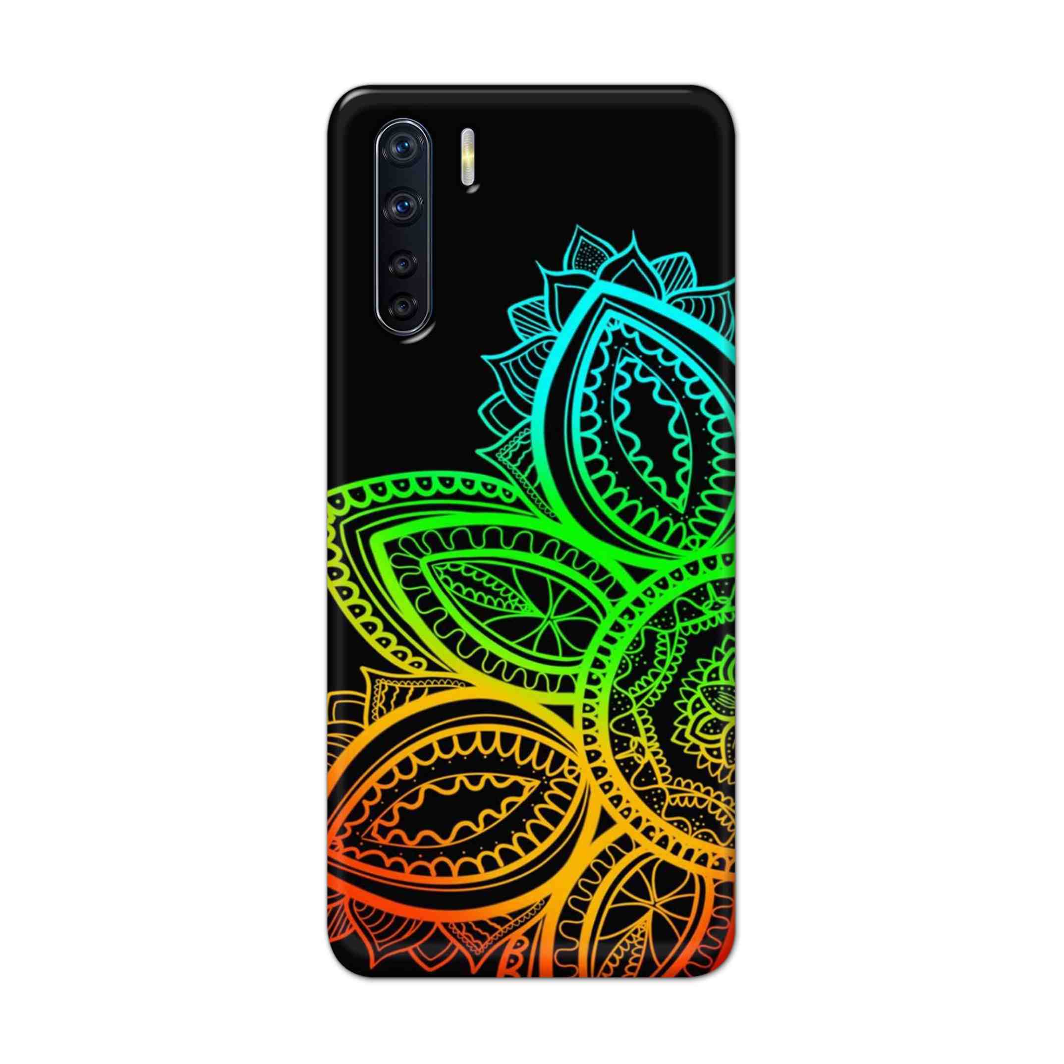 Buy Neon Mandala Hard Back Mobile Phone Case Cover For OPPO F15 Online