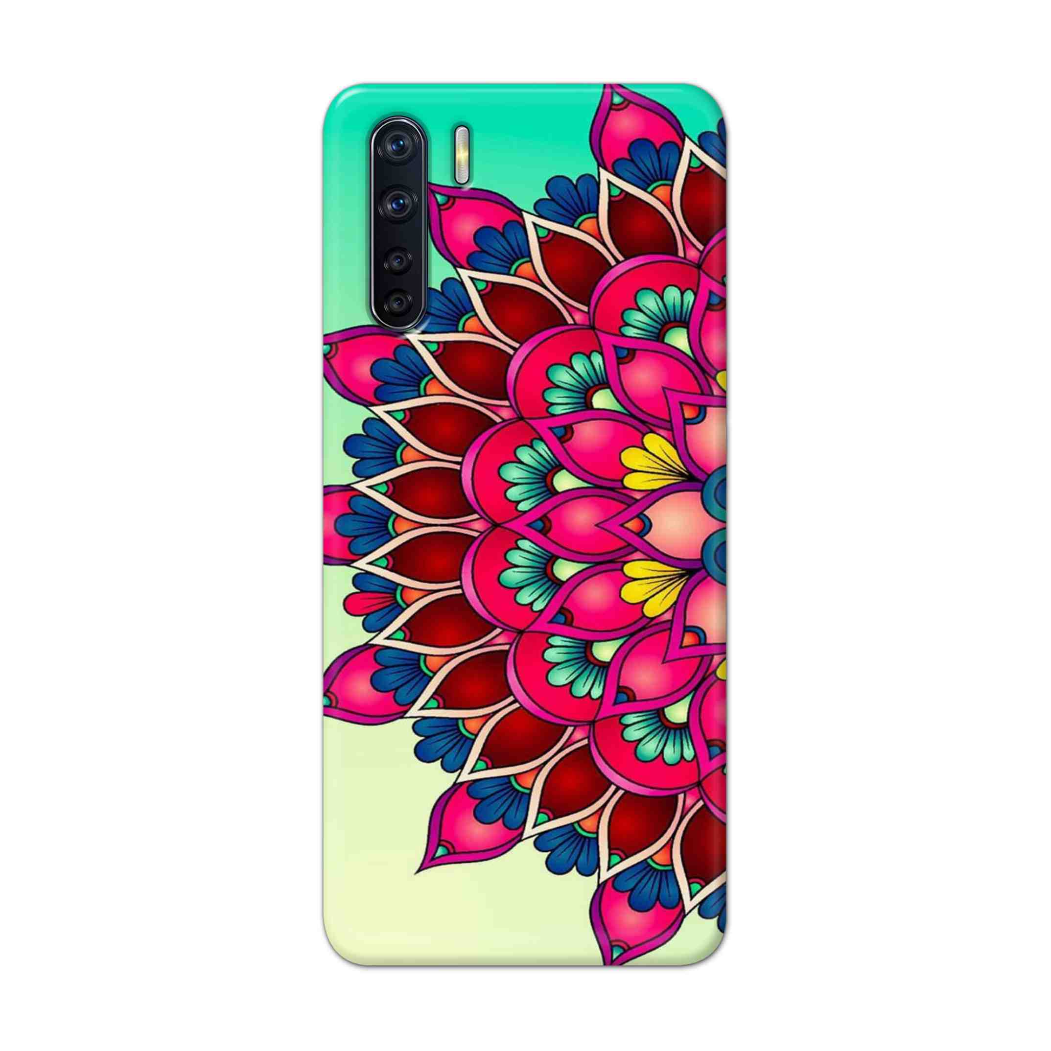 Buy Lotus Mandala Hard Back Mobile Phone Case Cover For OPPO F15 Online