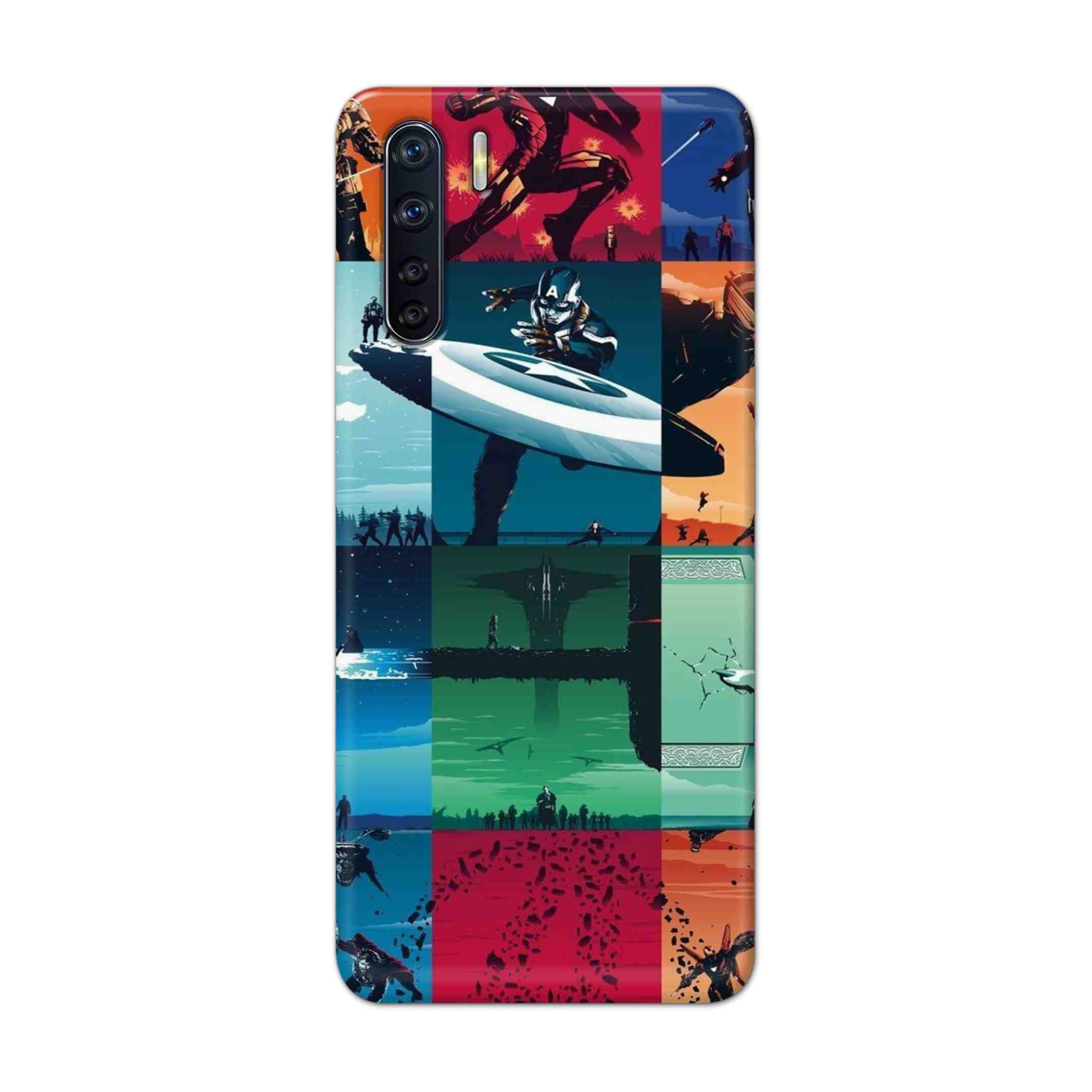 Buy Avengers Team Hard Back Mobile Phone Case Cover For OPPO F15 Online