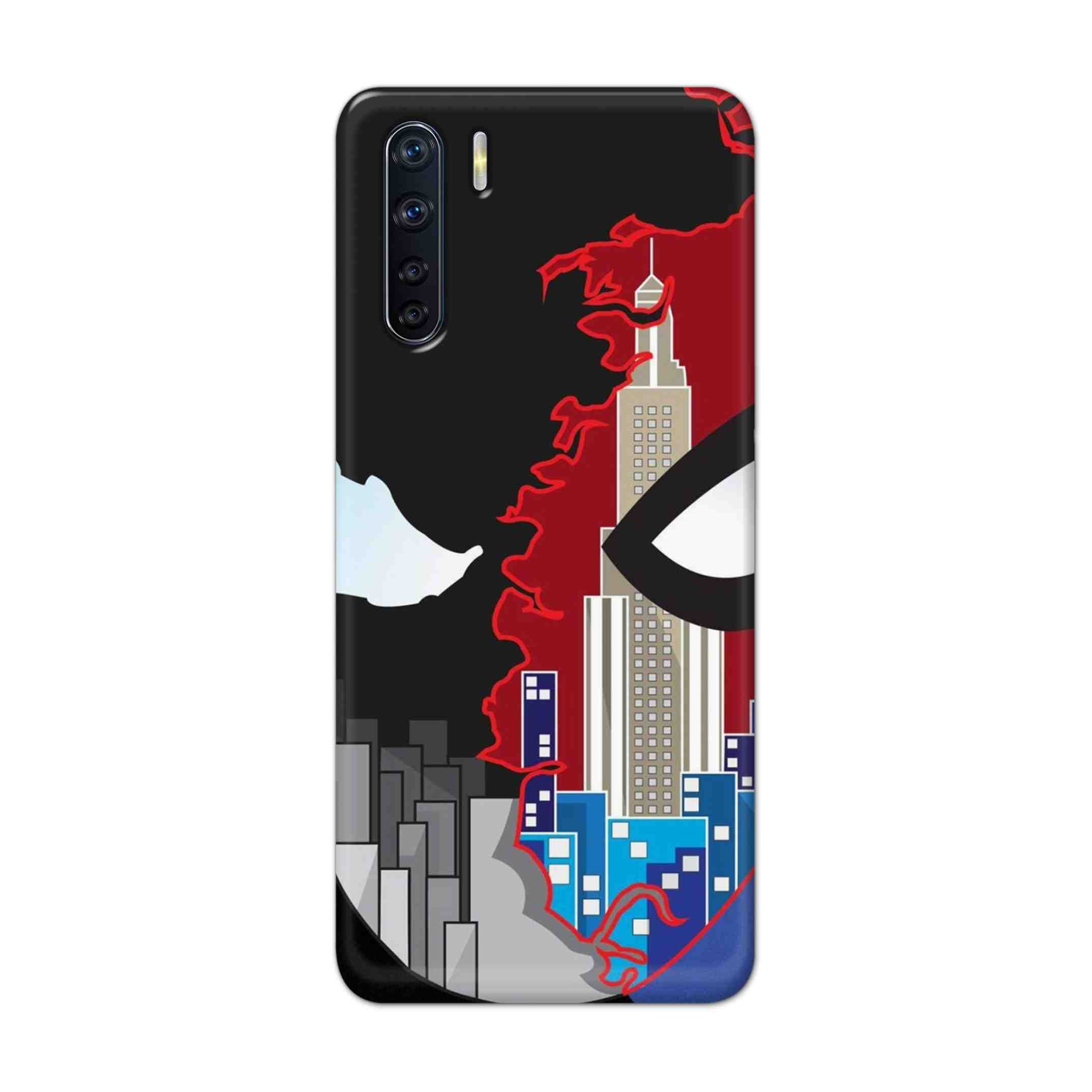 Buy Red And Black Spiderman Hard Back Mobile Phone Case Cover For OPPO F15 Online