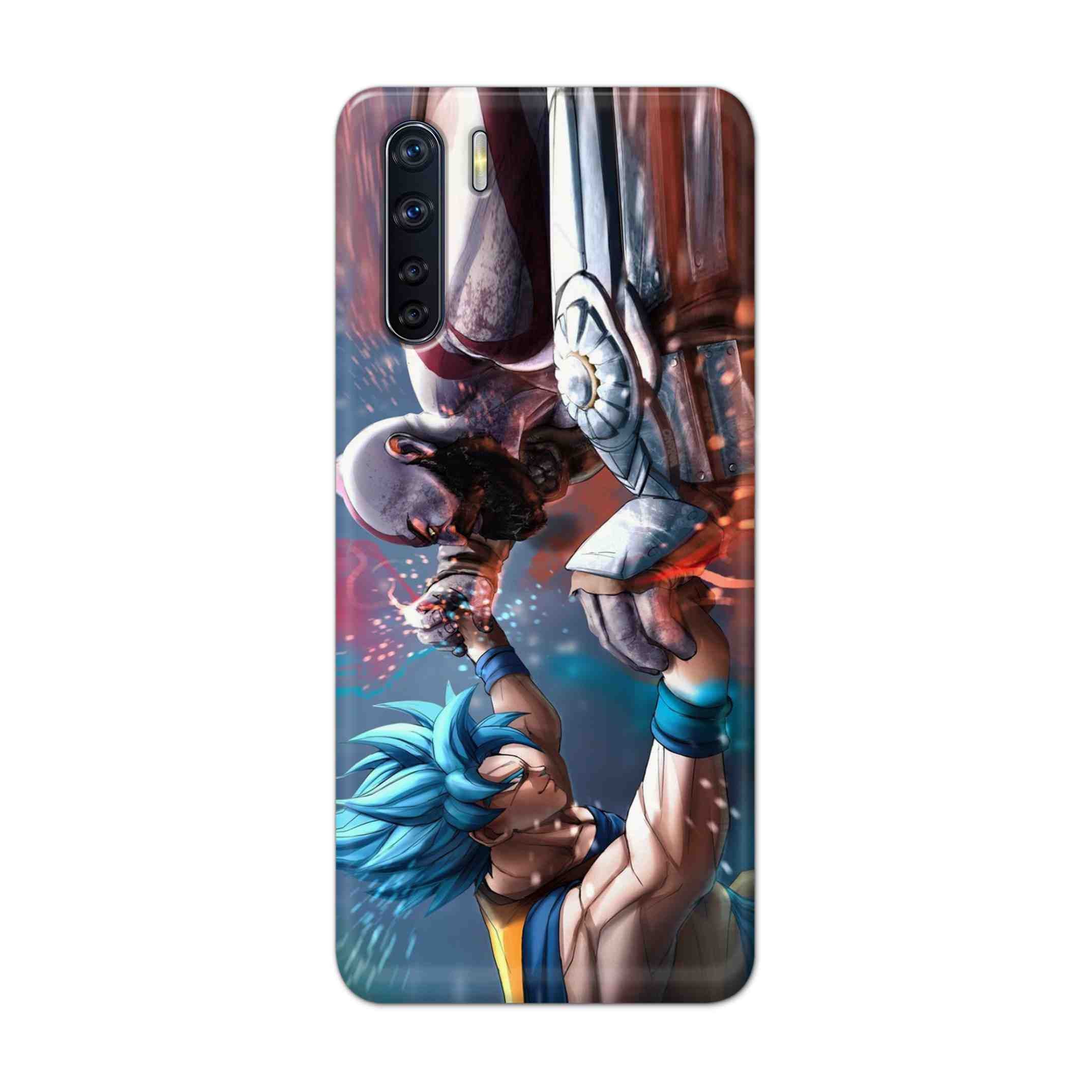 Buy Goku Vs Kratos Hard Back Mobile Phone Case Cover For OPPO F15 Online