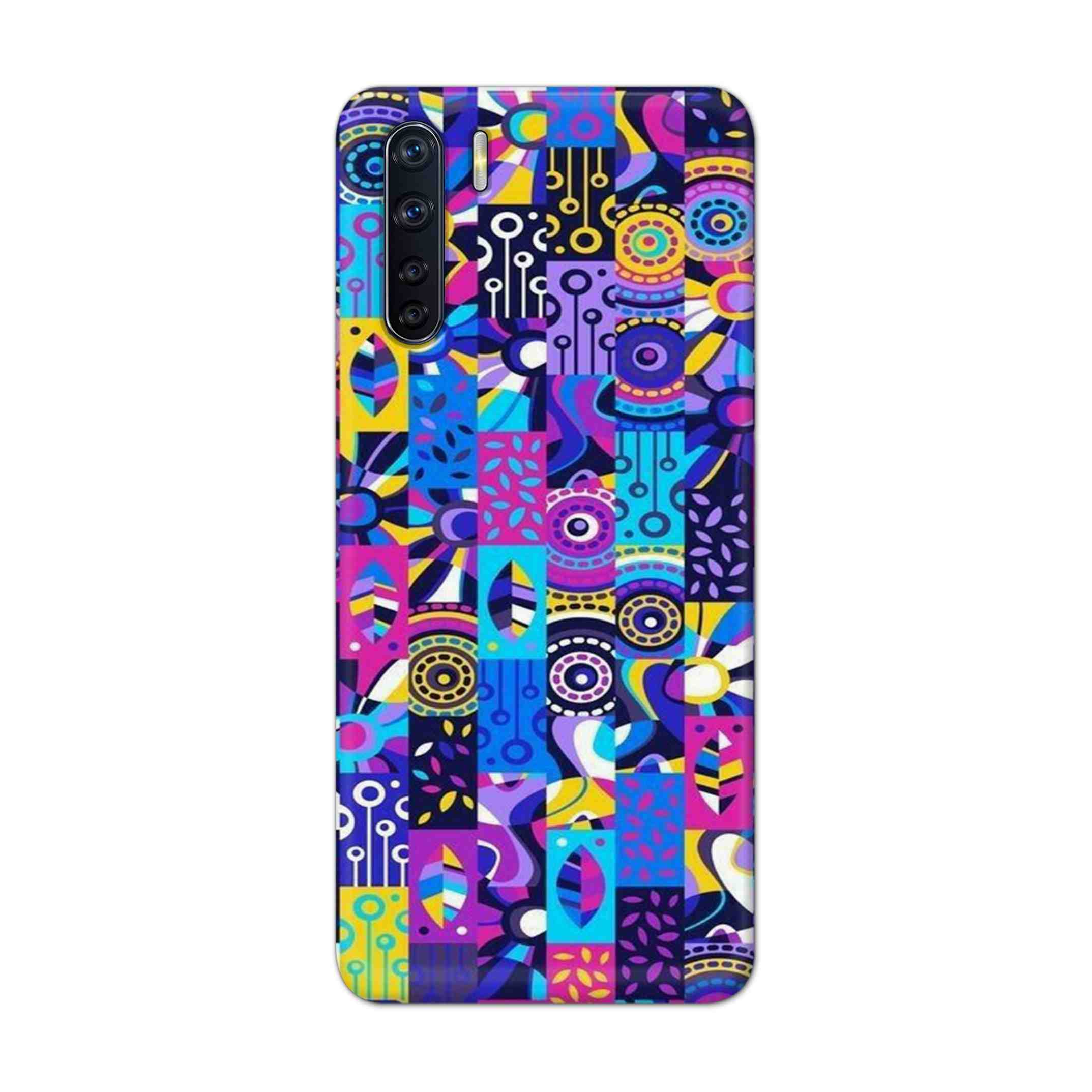 Buy Rainbow Art Hard Back Mobile Phone Case Cover For OPPO F15 Online