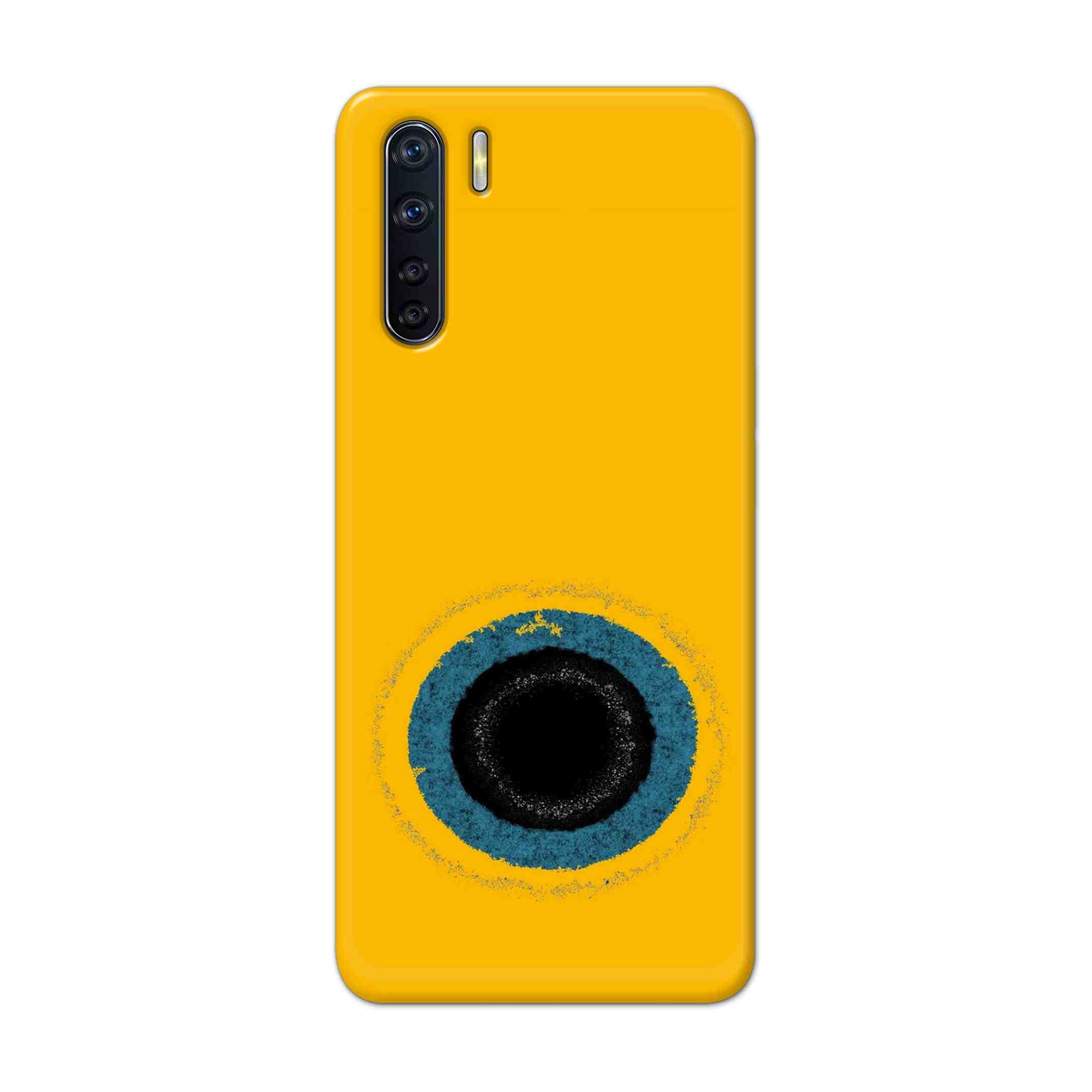 Buy Dark Hole With Yellow Background Hard Back Mobile Phone Case Cover For OPPO F15 Online