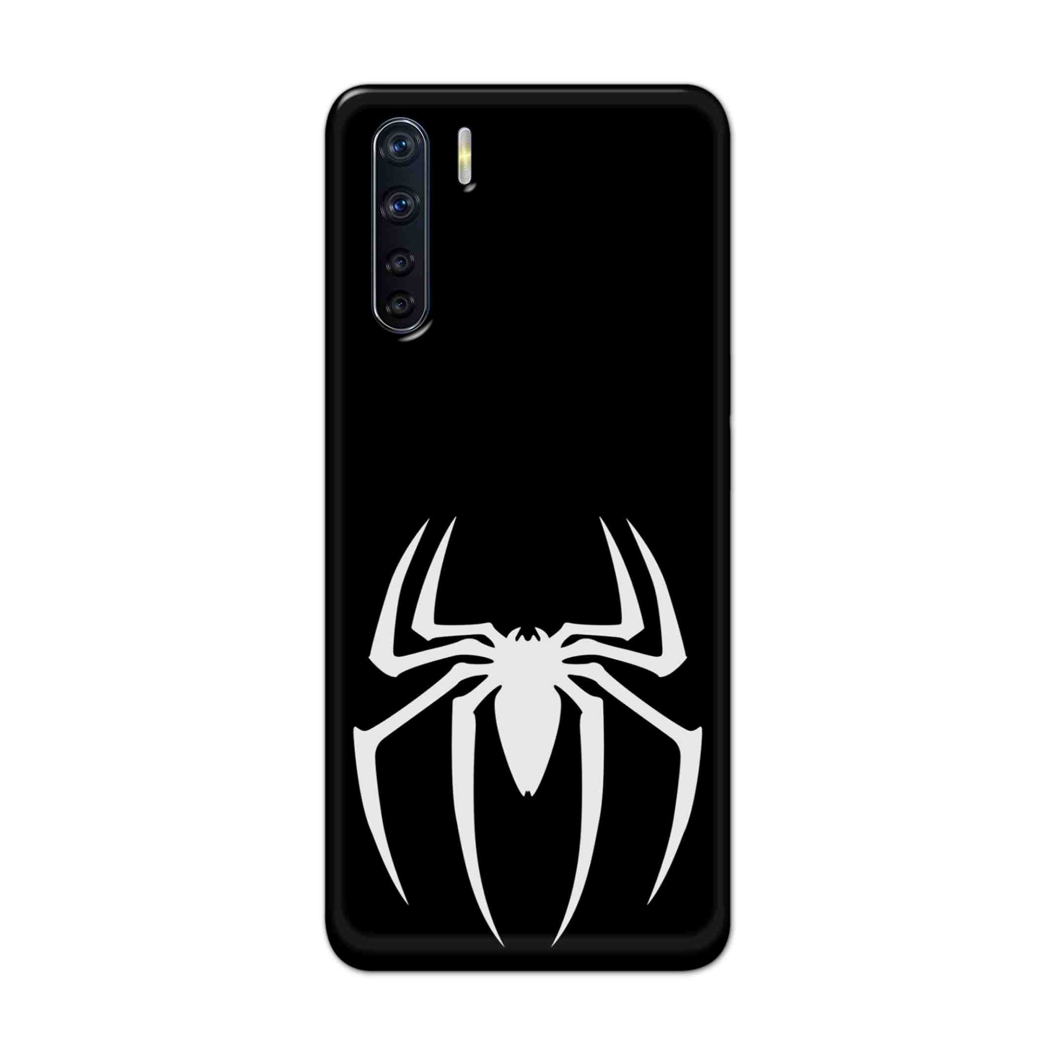Buy Black Spiderman Logo Hard Back Mobile Phone Case Cover For OPPO F15 Online