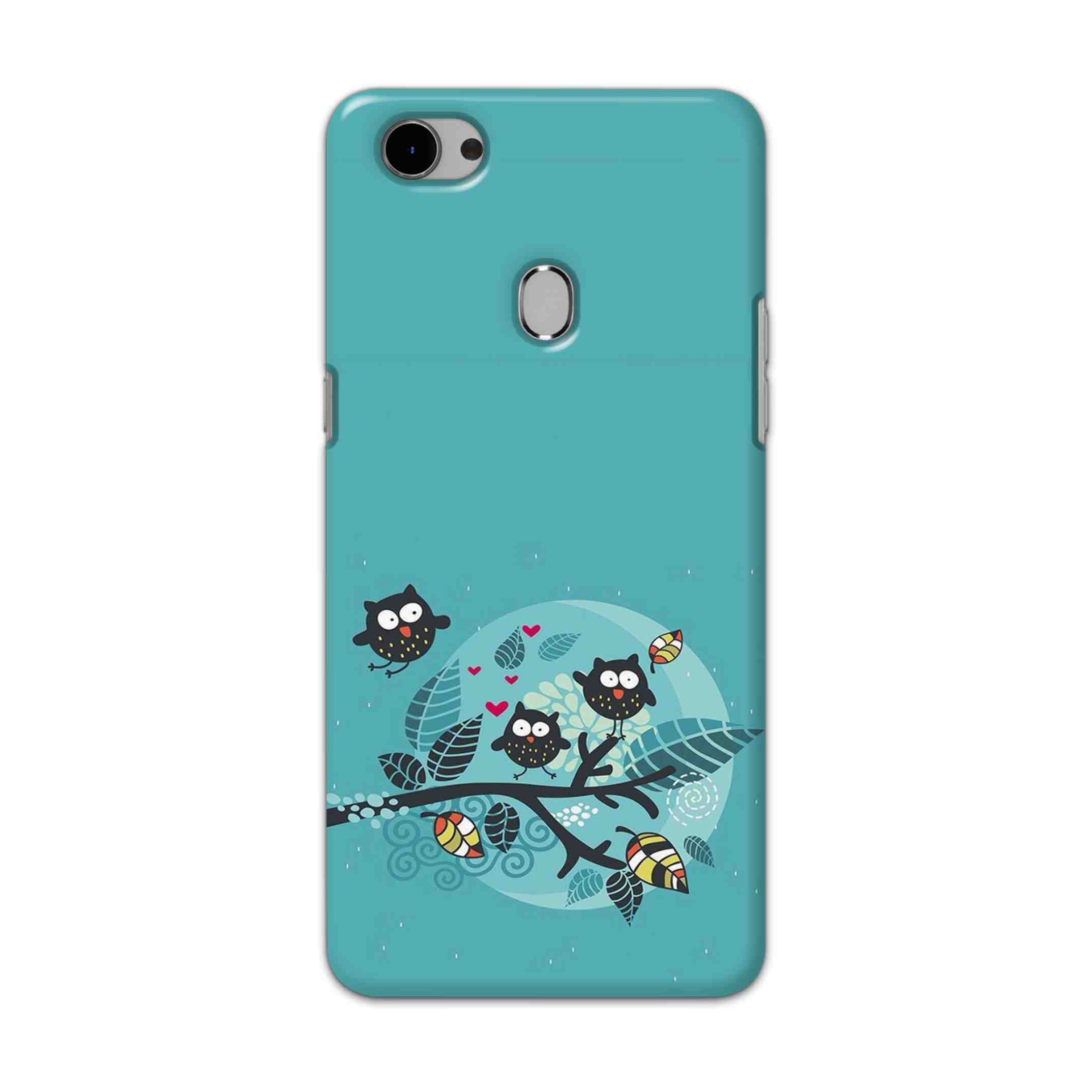 Buy Owl Hard Back Mobile Phone Case Cover For Oppo F7 Online