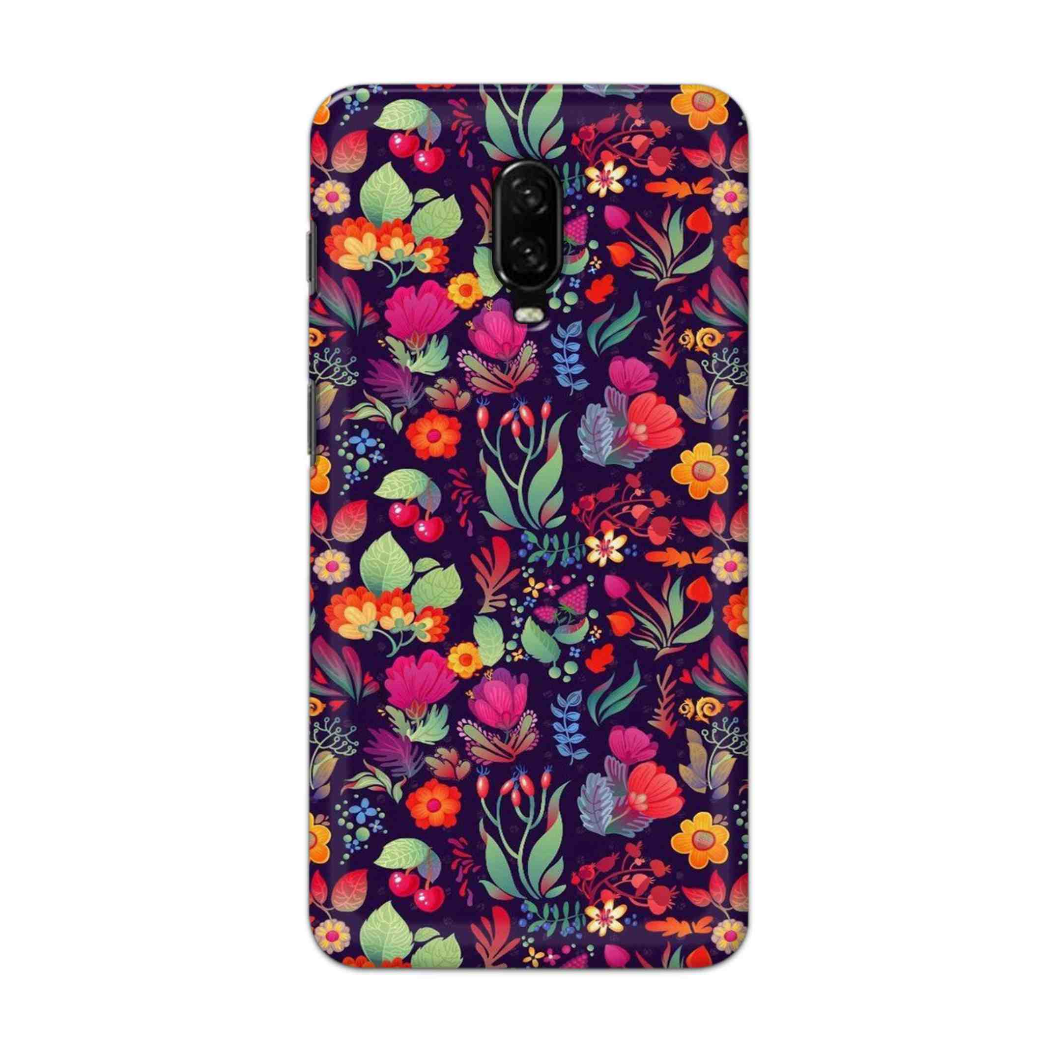 Buy Fruits Flower Hard Back Mobile Phone Case Cover For OnePlus 6T Online