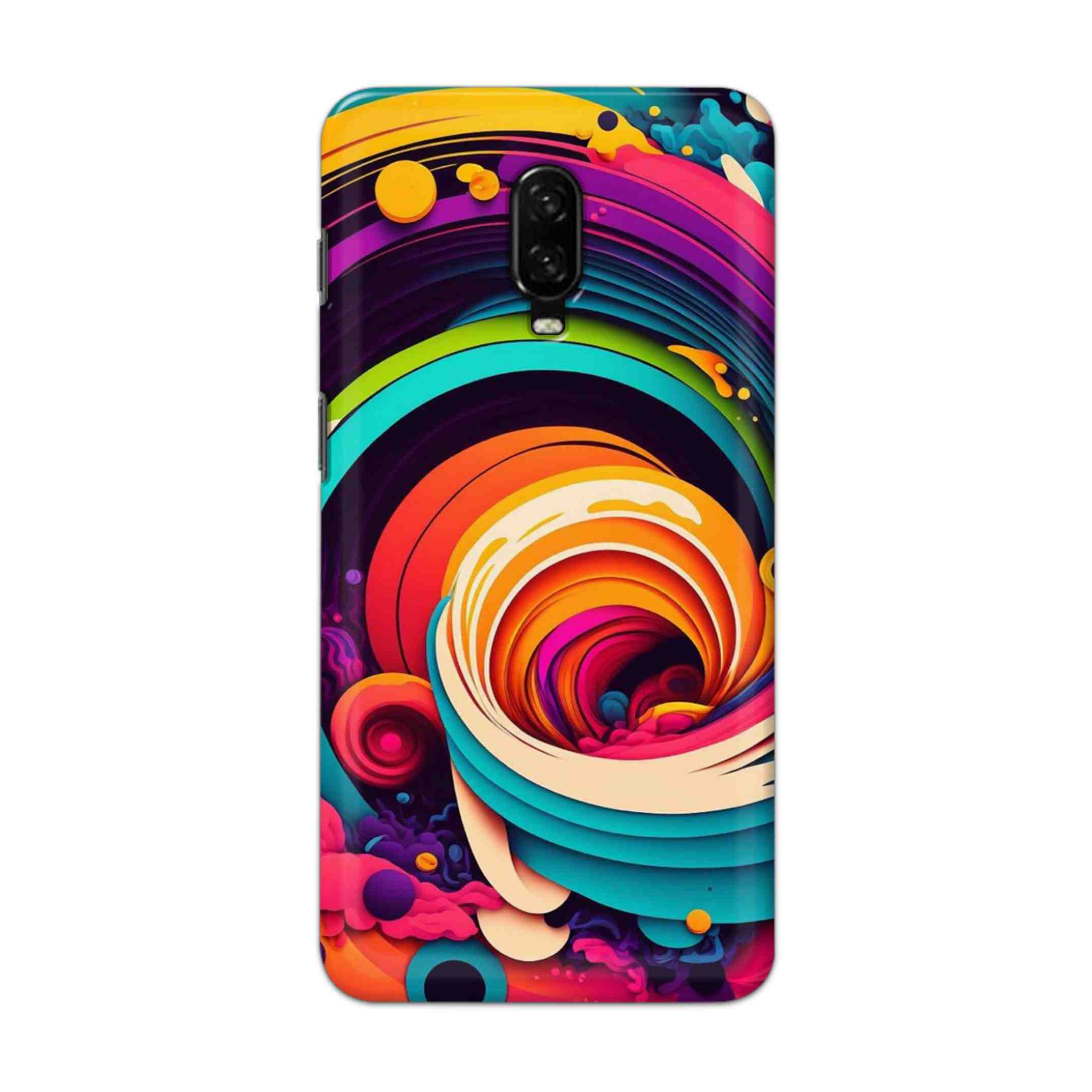 Buy Colour Circle Hard Back Mobile Phone Case Cover For OnePlus 6T Online
