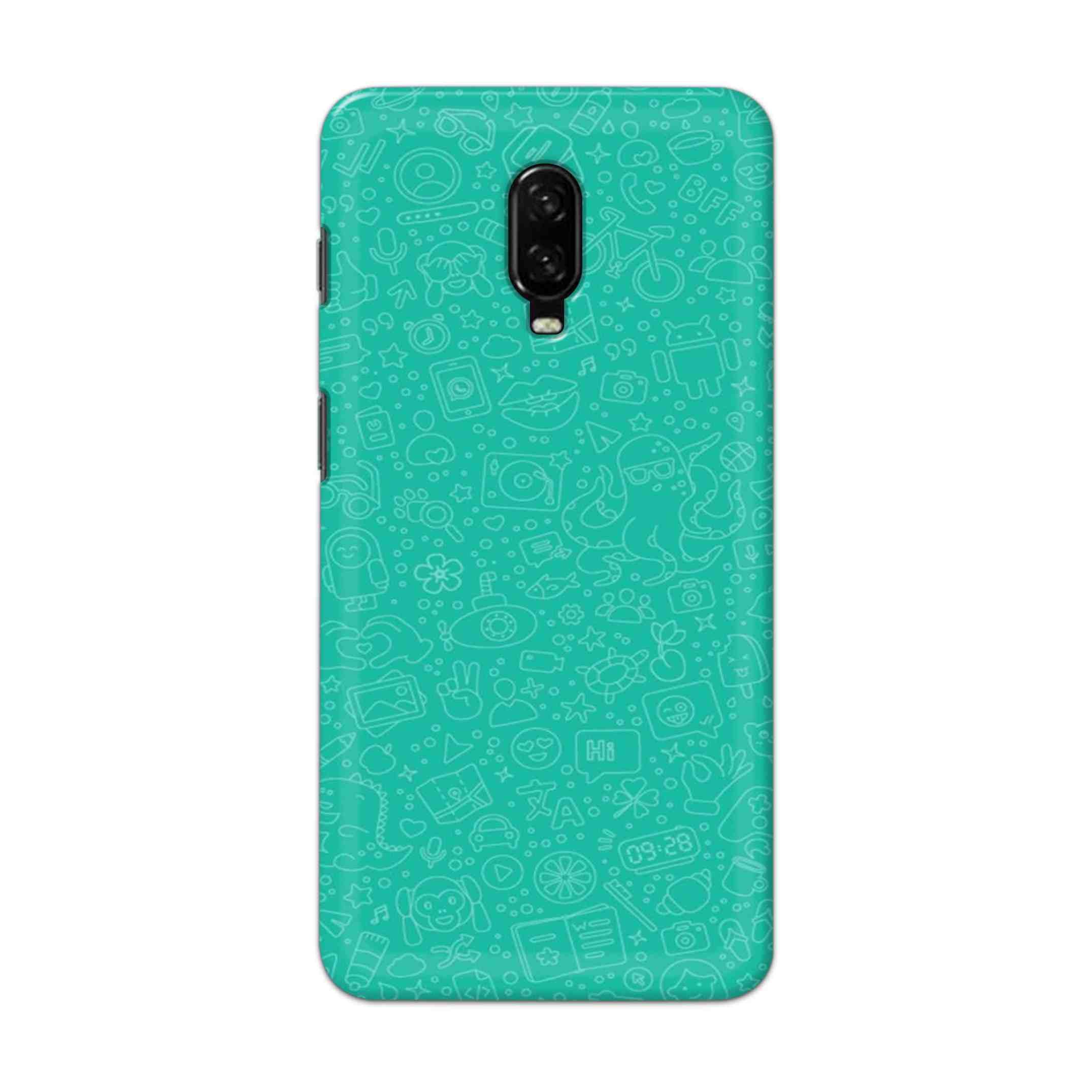 Buy Whatsapp Hard Back Mobile Phone Case Cover For OnePlus 6T Online