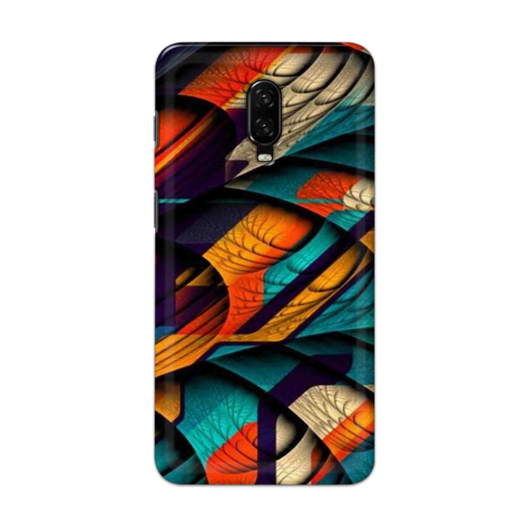 Buy Colour Abstract Hard Back Mobile Phone Case Cover For OnePlus 6T Online