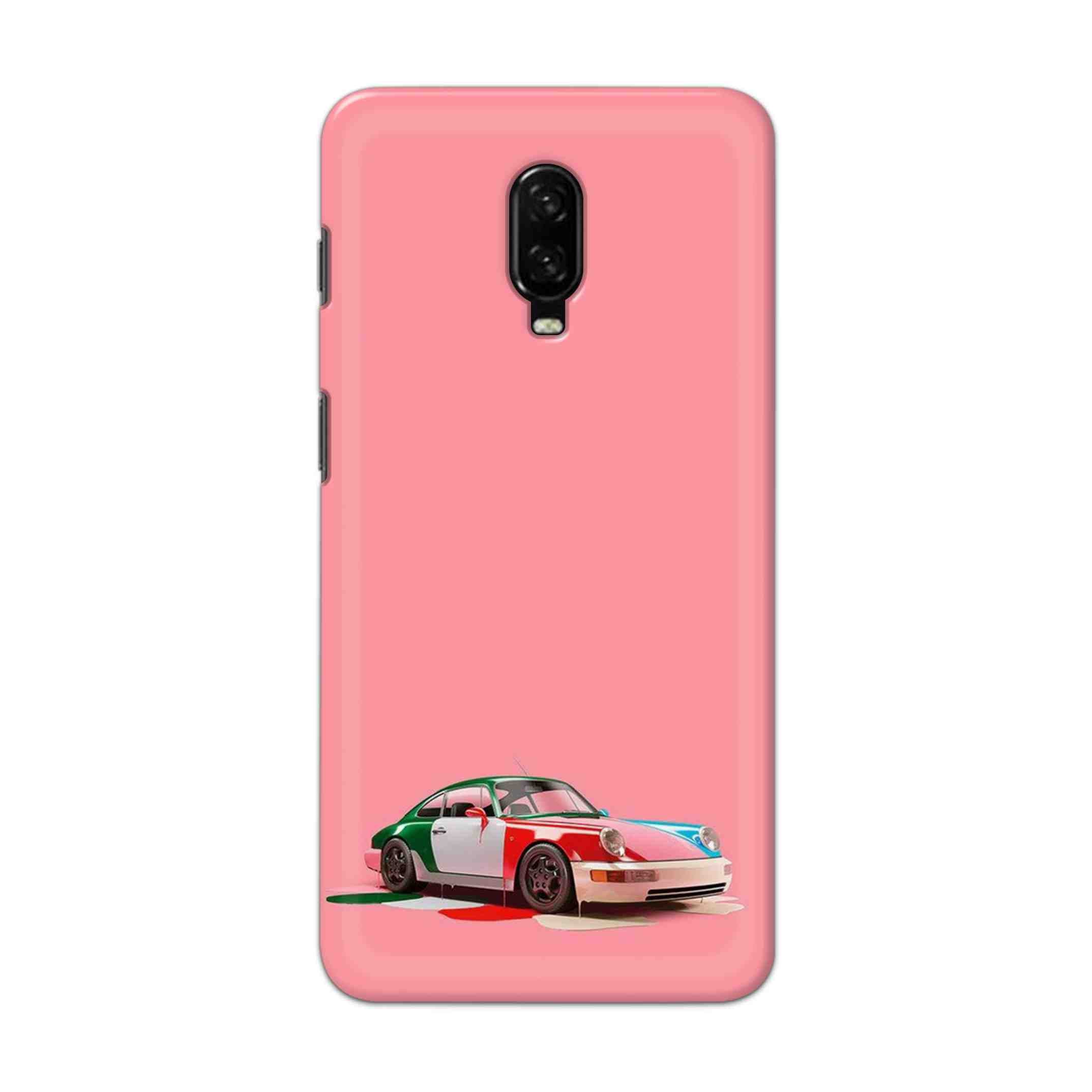 Buy Pink Porche Hard Back Mobile Phone Case Cover For OnePlus 6T Online