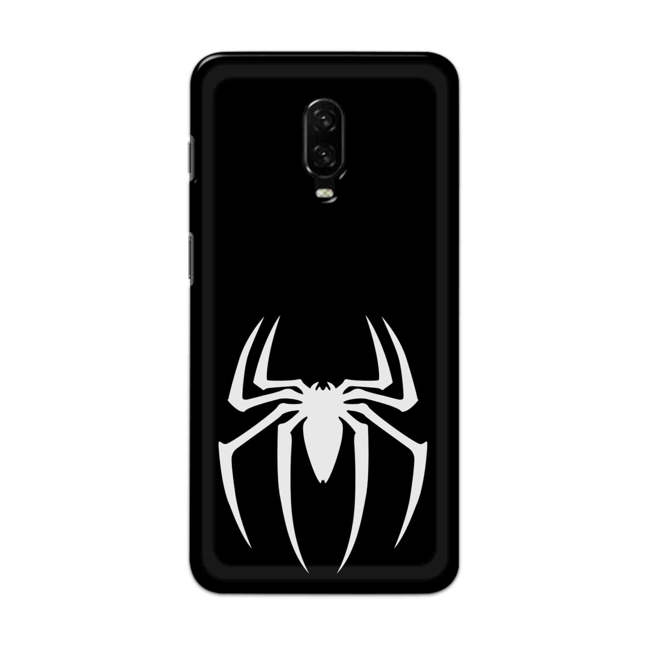 Buy Black Spiderman Logo Hard Back Mobile Phone Case Cover For OnePlus 6T Online
