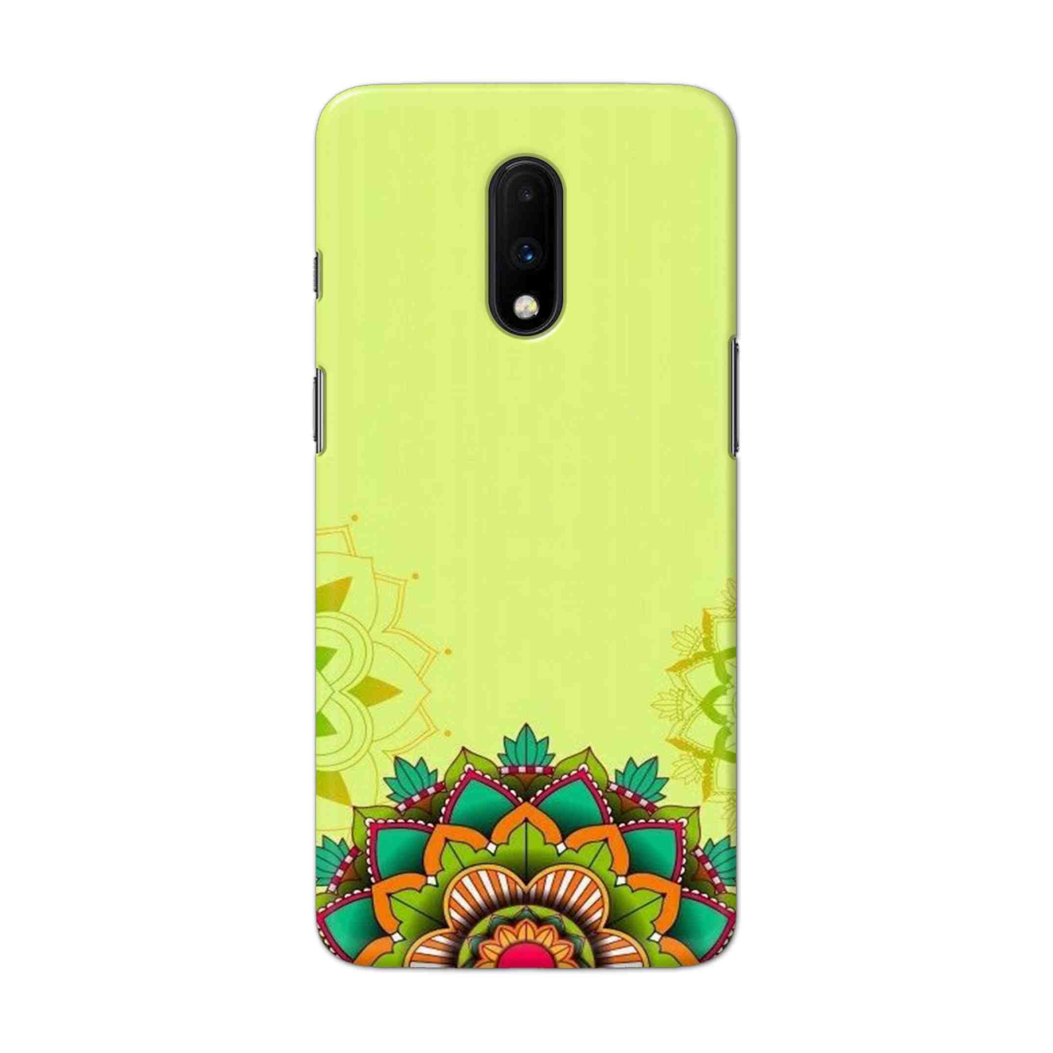 Buy Flower Mandala Hard Back Mobile Phone Case Cover For OnePlus 7 Online