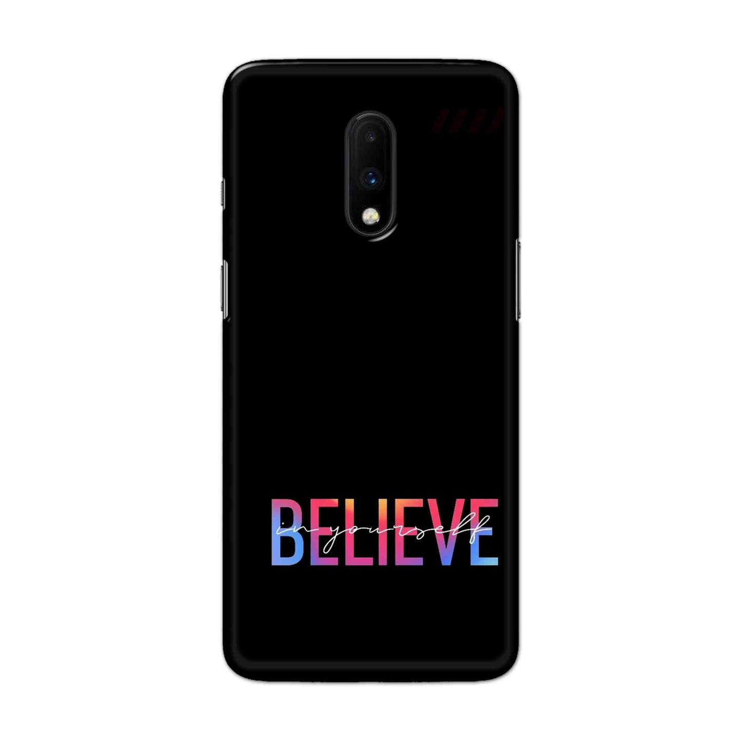 Buy Believe Hard Back Mobile Phone Case Cover For OnePlus 7 Online