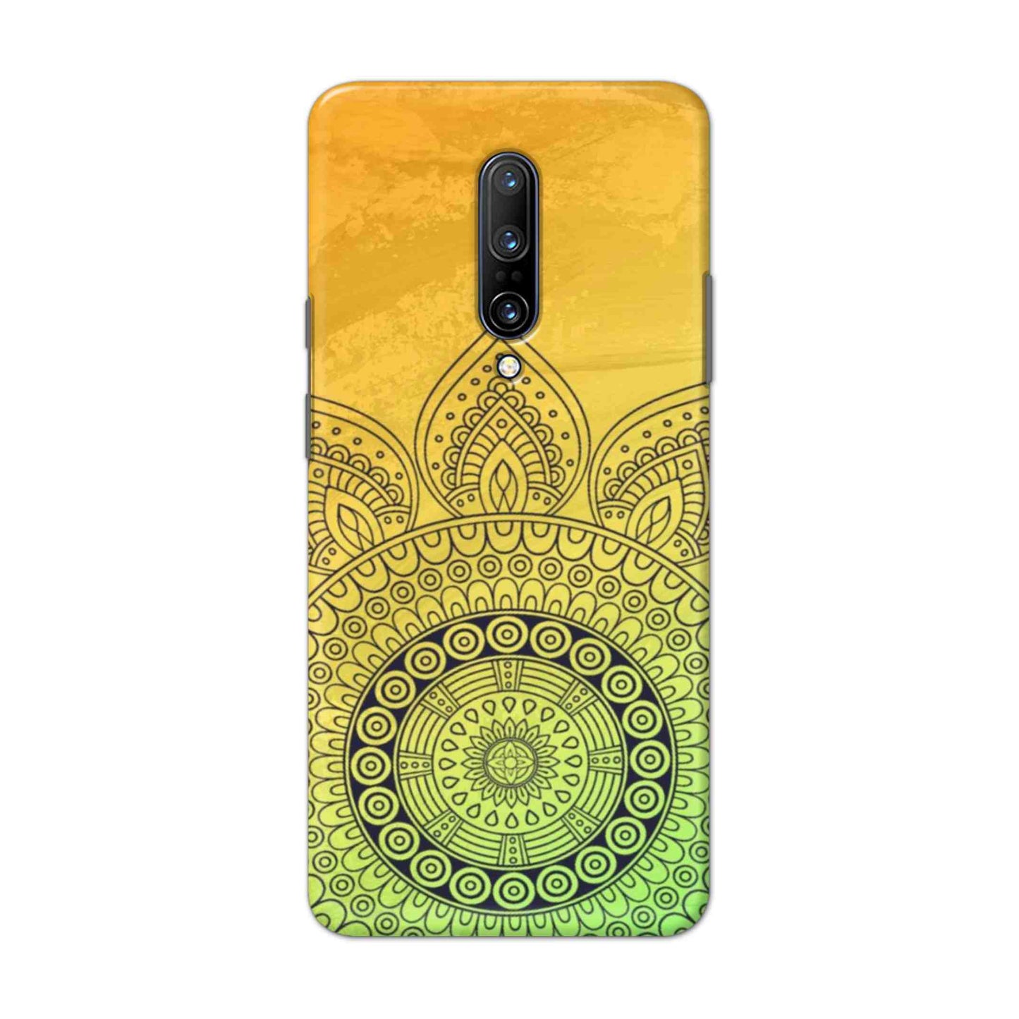 Buy Yellow Rangoli Hard Back Mobile Phone Case Cover For OnePlus 7 Pro Online