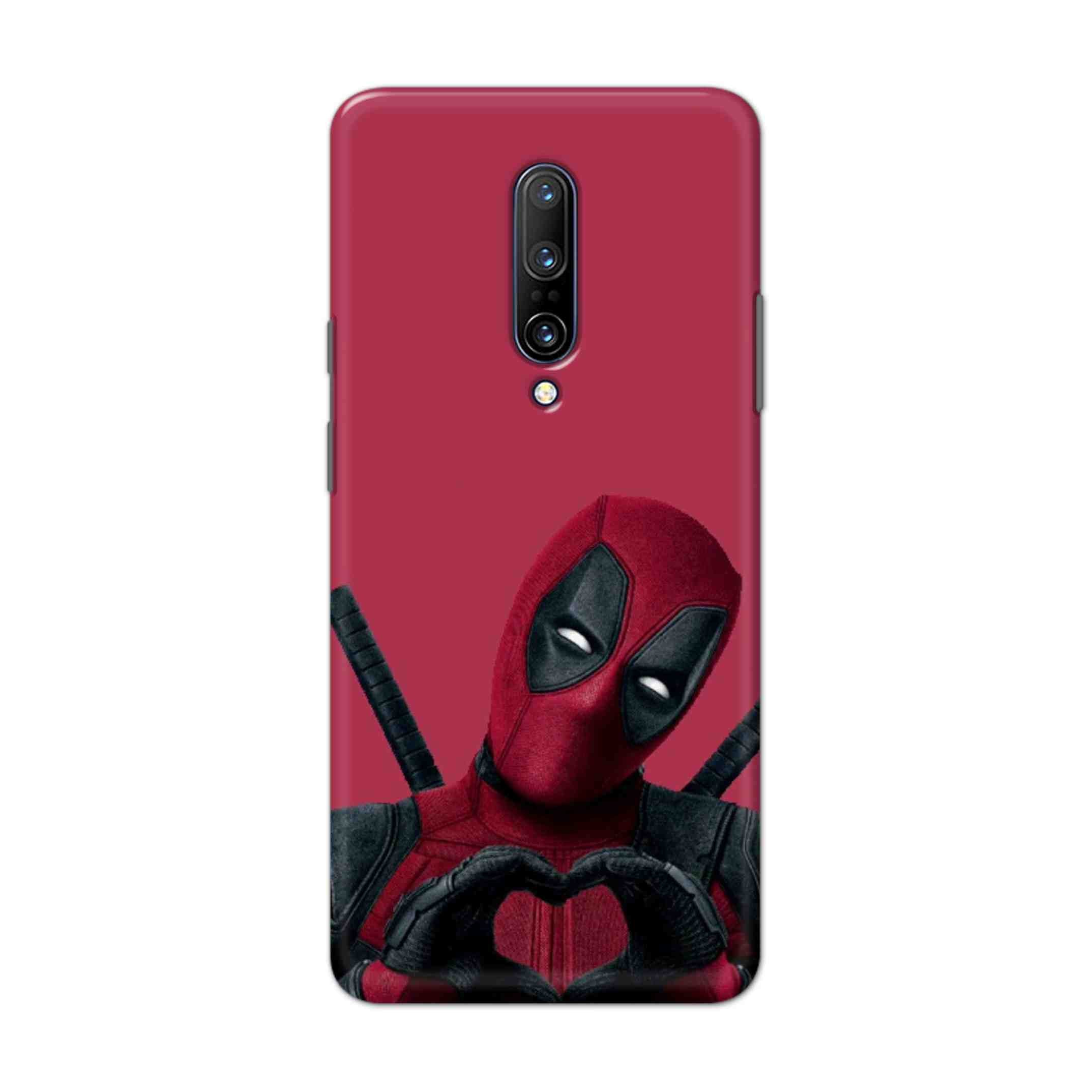 Buy Deadpool Heart Hard Back Mobile Phone Case Cover For OnePlus 7 Pro Online