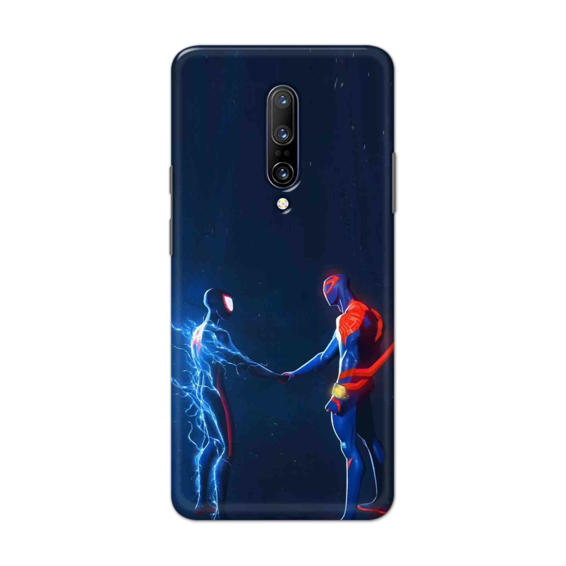 Buy Miles Morales Meet With Spiderman Hard Back Mobile Phone Case Cover For OnePlus 7 Pro Online