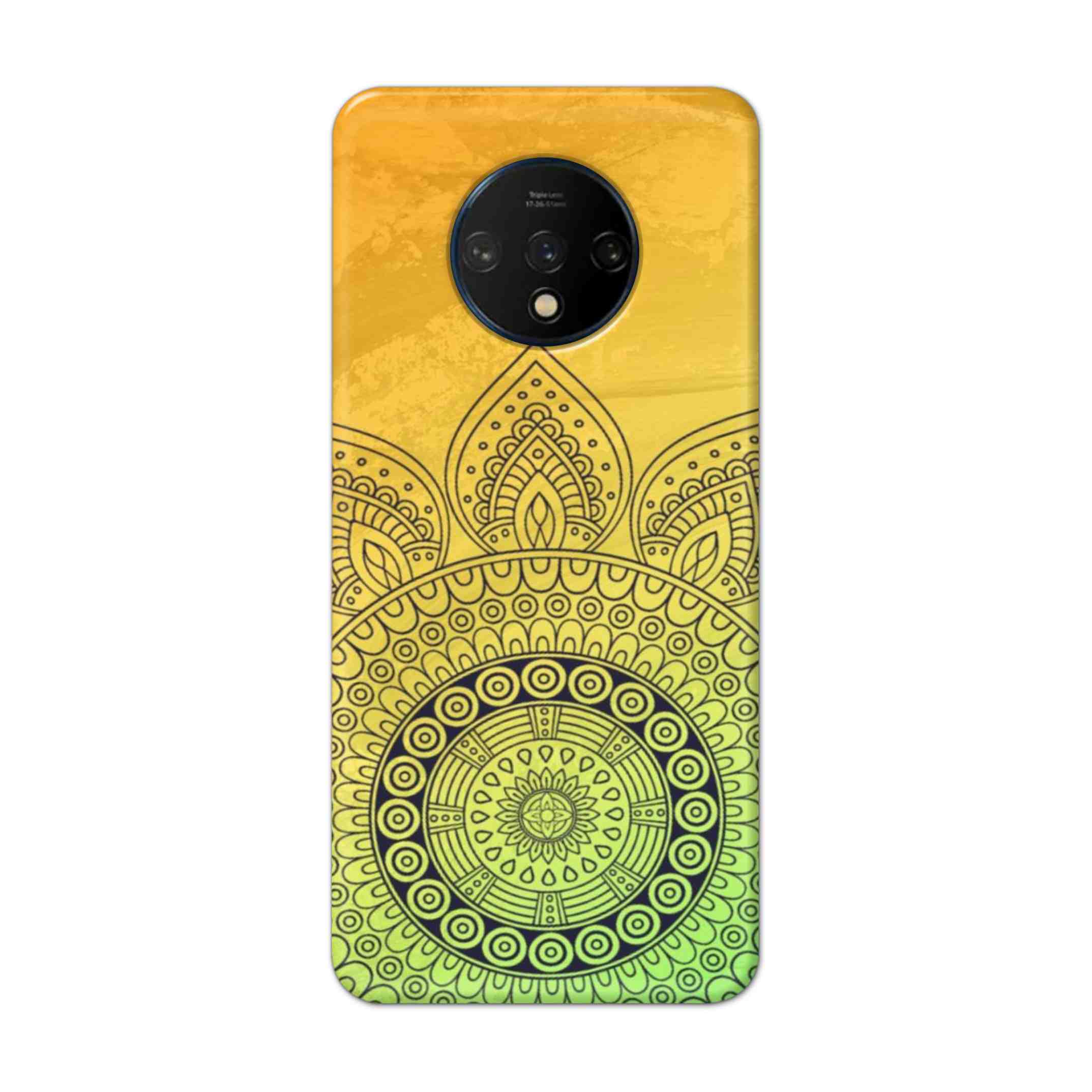 Buy Yellow Rangoli Hard Back Mobile Phone Case Cover For OnePlus 7T Online