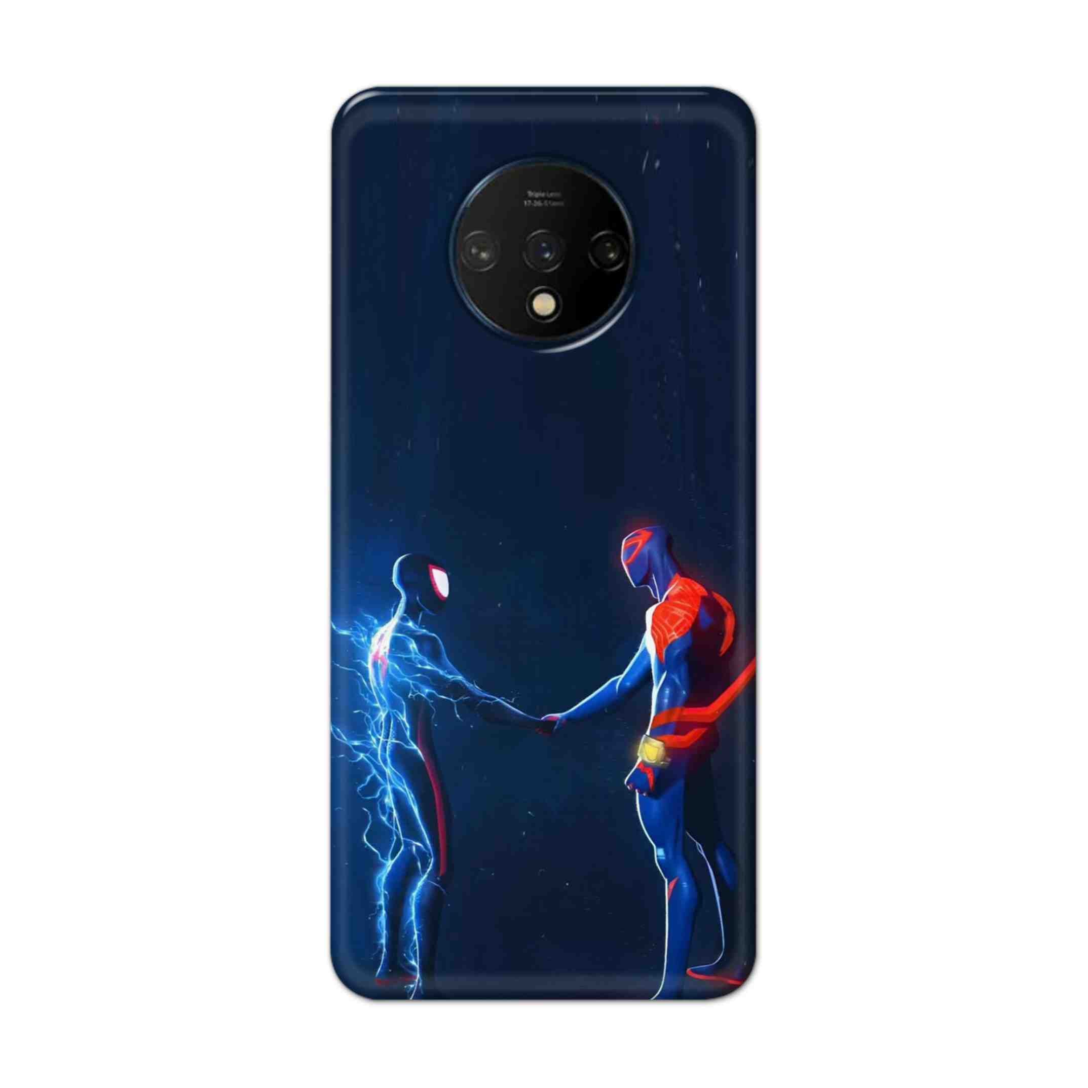 Buy Miles Morales Meet With Spiderman Hard Back Mobile Phone Case Cover For OnePlus 7T Online