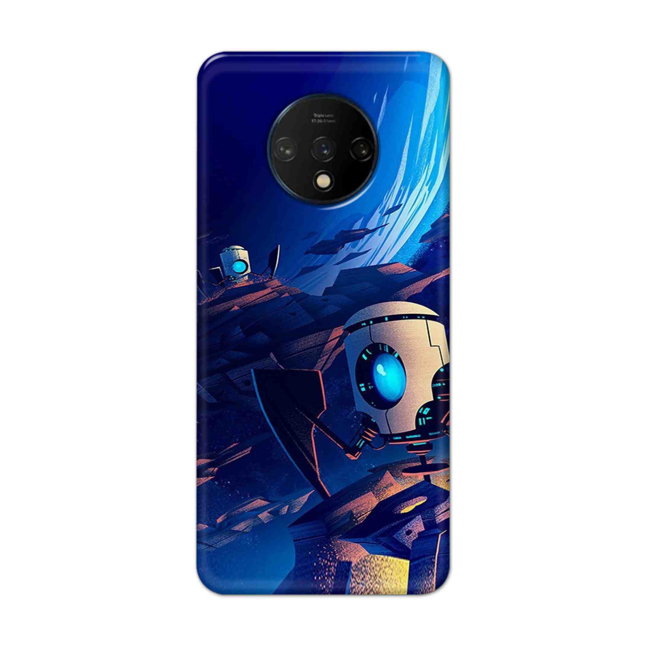 Buy Spaceship Robot Hard Back Mobile Phone Case Cover For OnePlus 7T Online