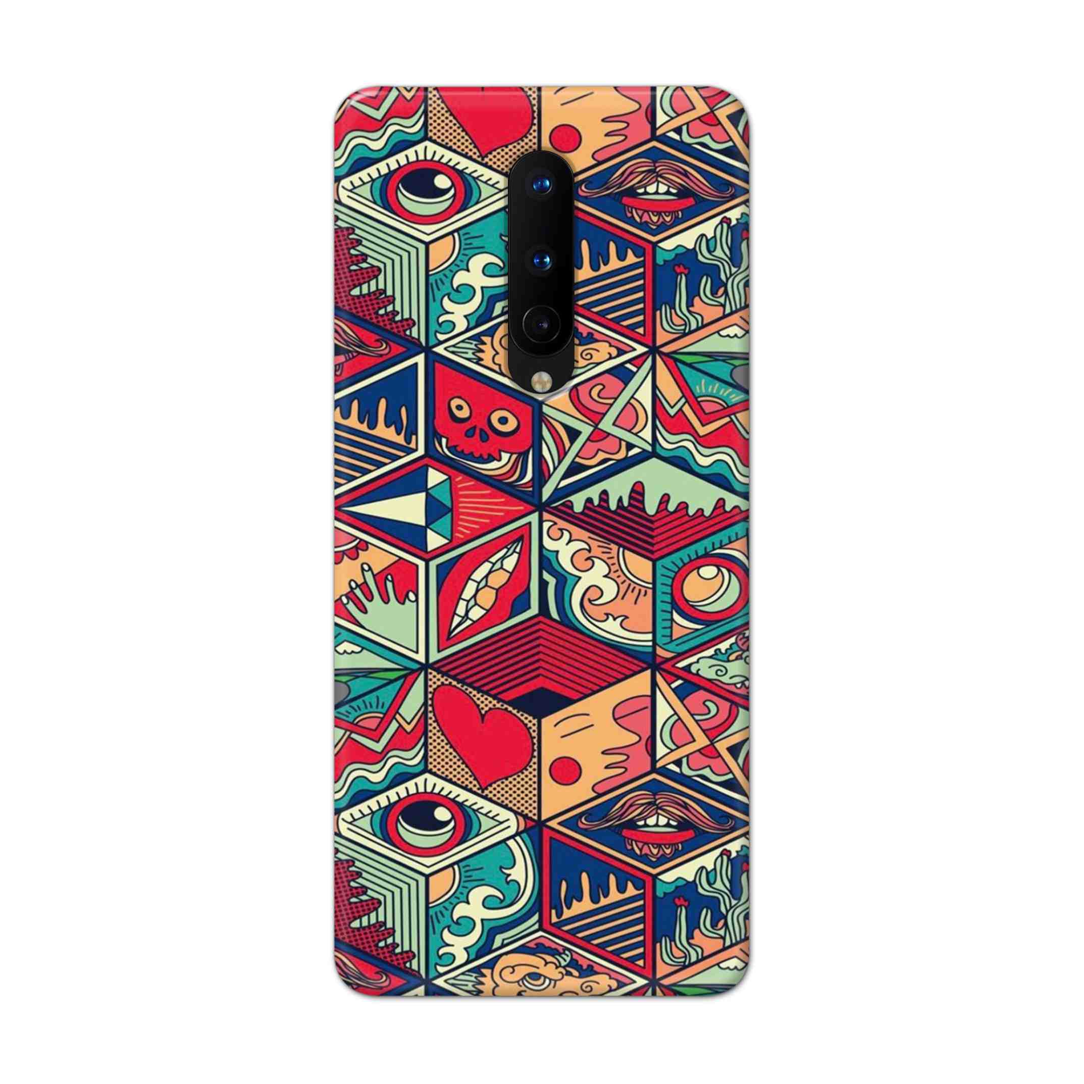 Buy Face Mandala Hard Back Mobile Phone Case Cover For OnePlus 8 Online