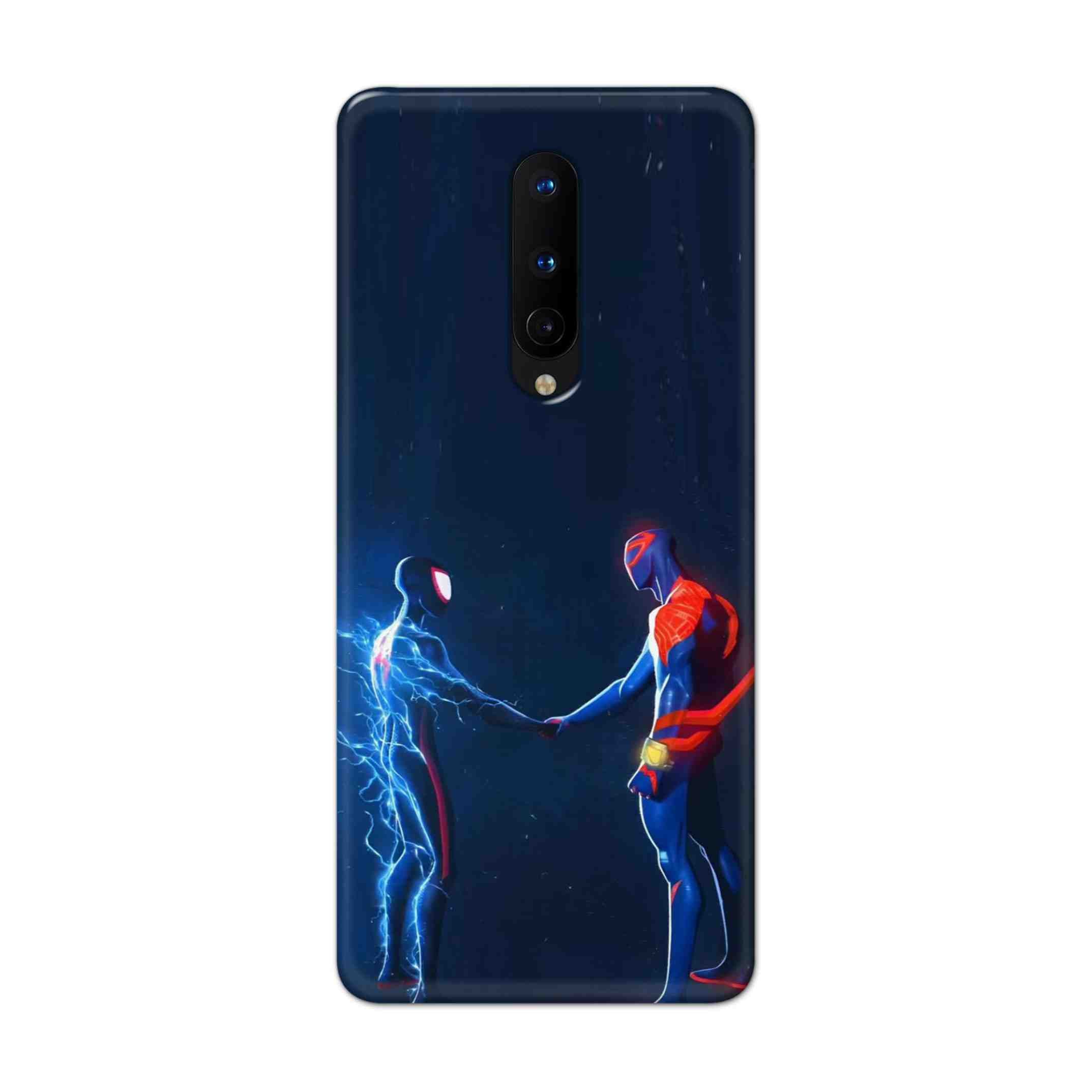 Buy Miles Morales Meet With Spiderman Hard Back Mobile Phone Case Cover For OnePlus 8 Online