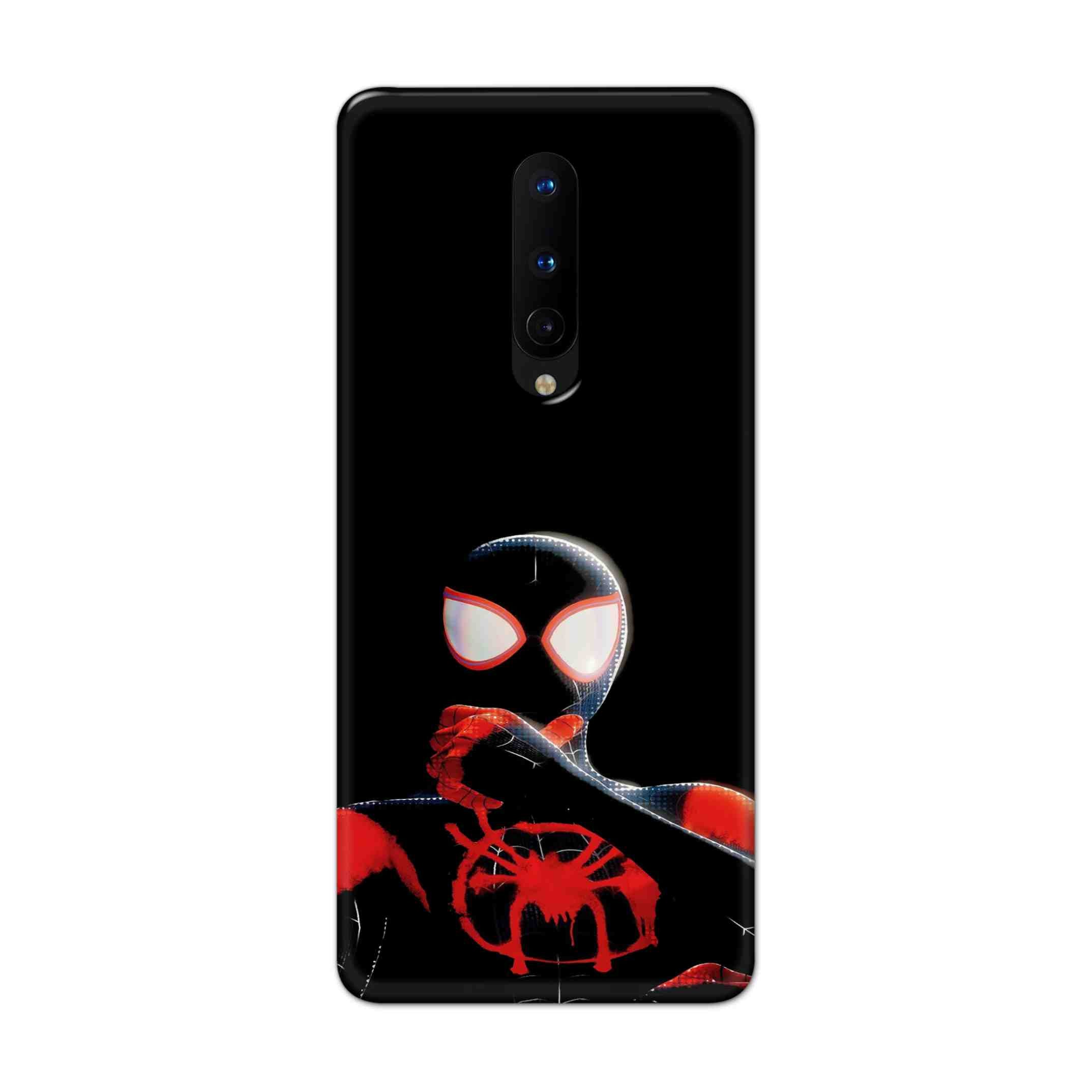 Buy Black Spiderman Hard Back Mobile Phone Case Cover For OnePlus 8 Online