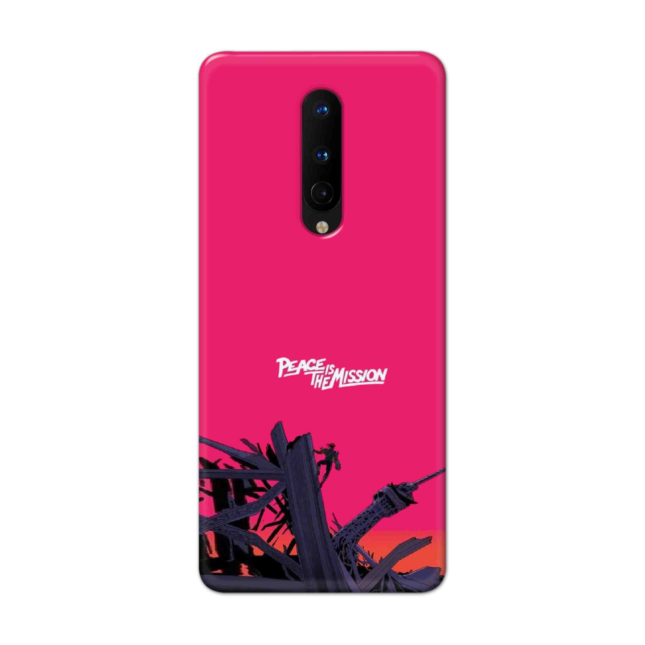 Buy Peace Is The Mission Hard Back Mobile Phone Case Cover For OnePlus 8 Online