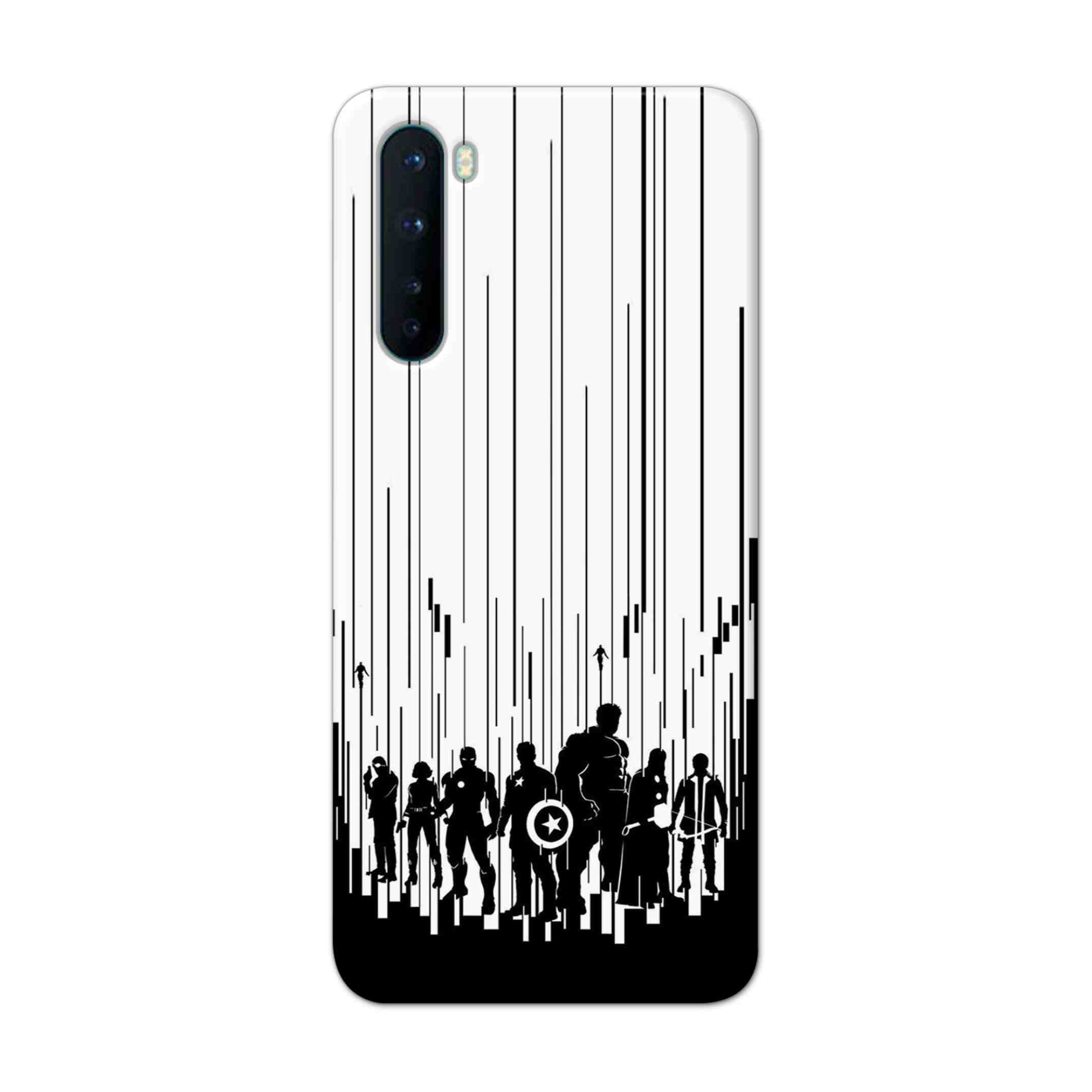 Buy Black And White Avengers Hard Back Mobile Phone Case Cover For OnePlus Nord Online