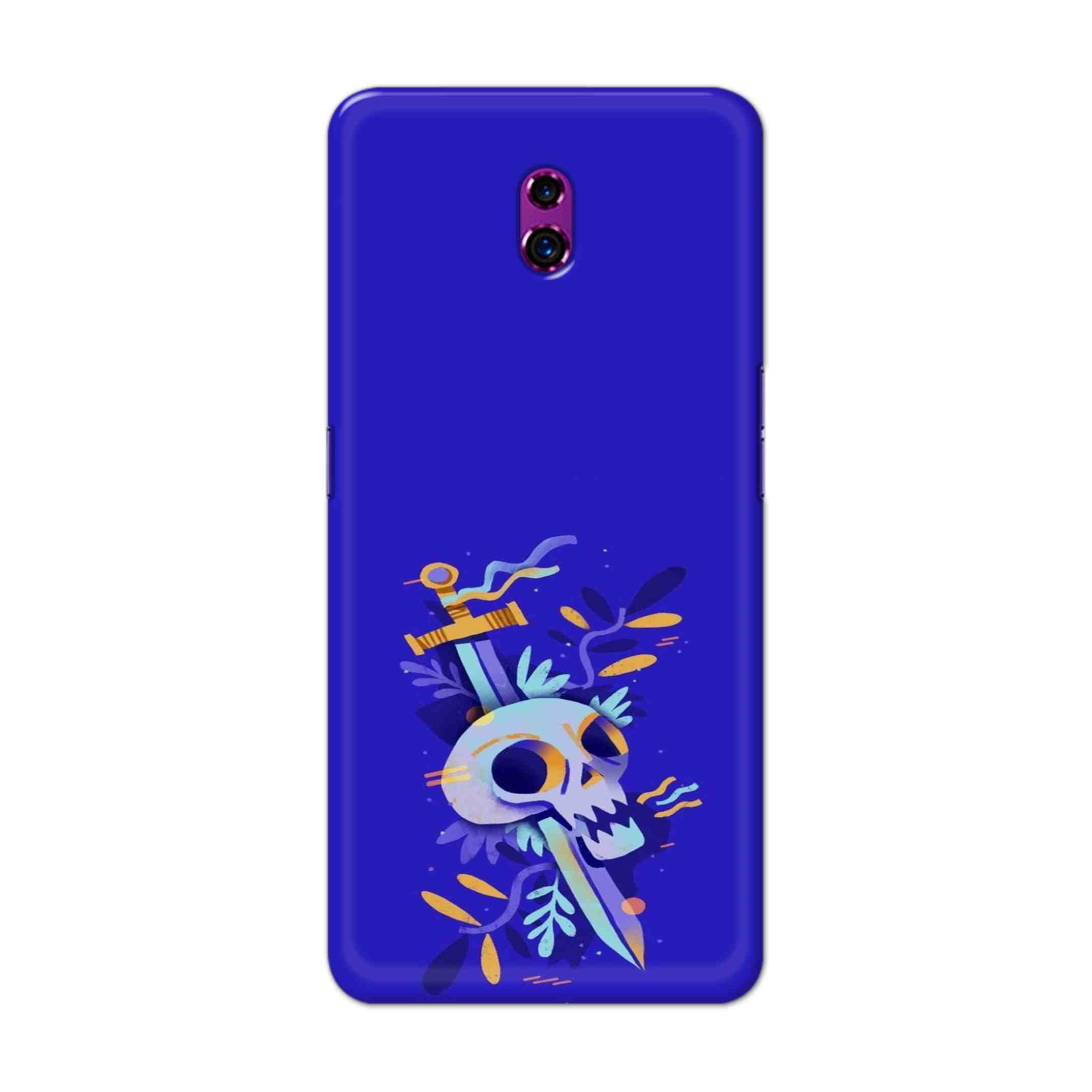 Buy Blue Skull Hard Back Mobile Phone Case Cover For Oppo Reno Online