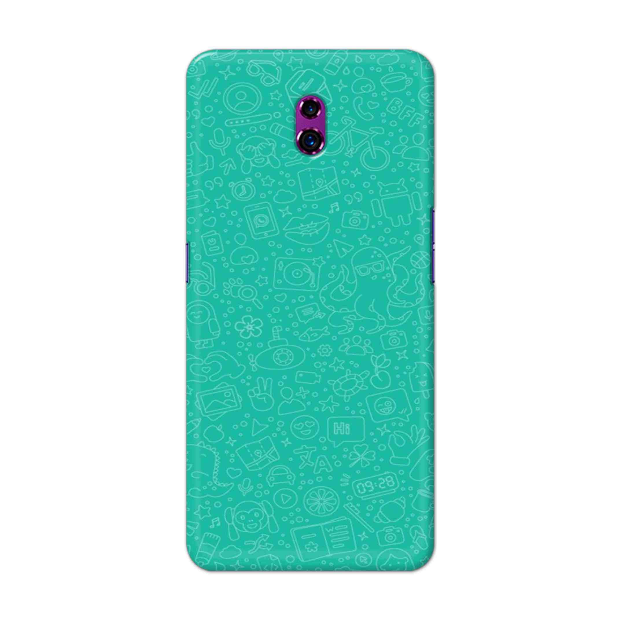 Buy Whatsapp Hard Back Mobile Phone Case Cover For Oppo Reno Online