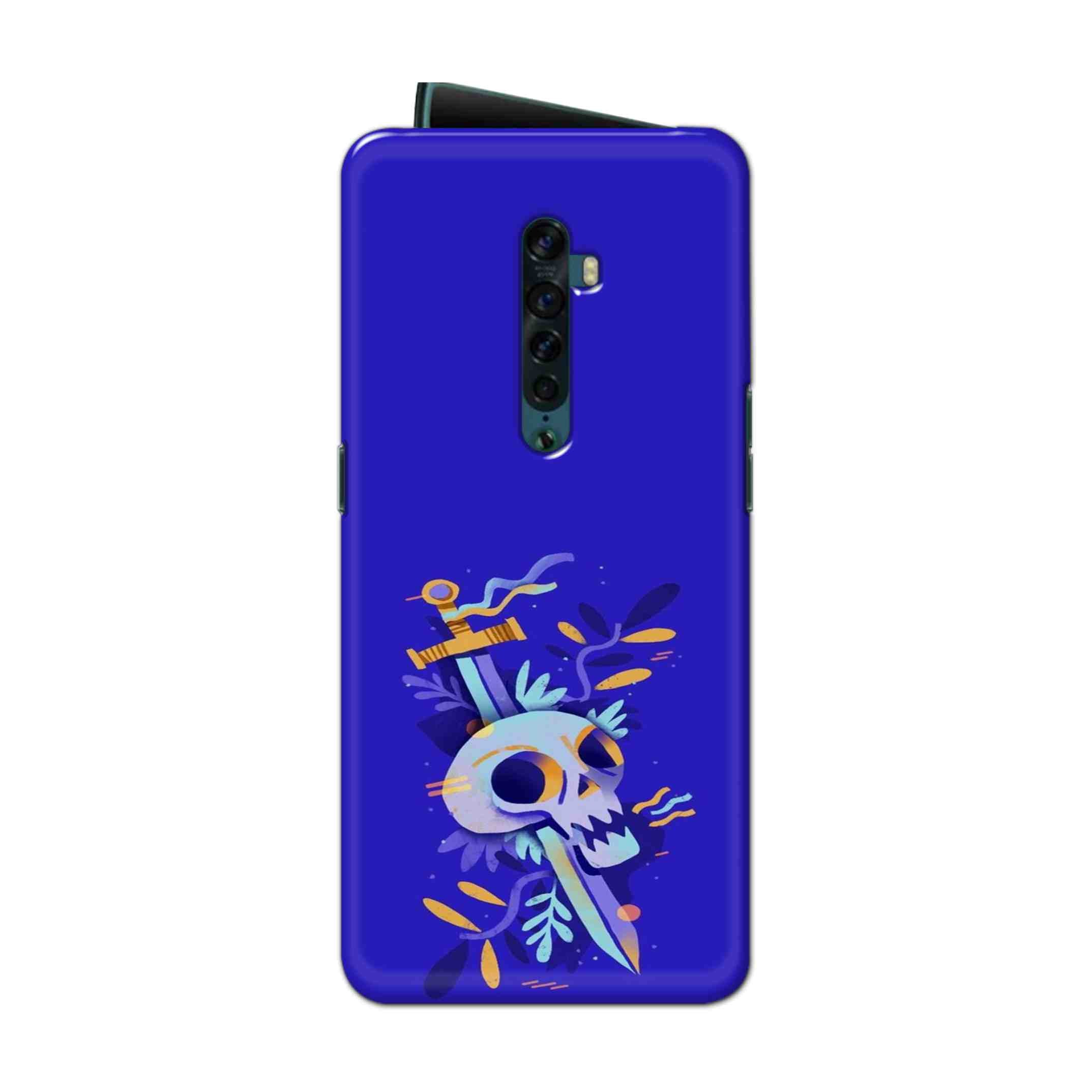 Buy Blue Skull Hard Back Mobile Phone Case Cover For Oppo Reno 2 Online