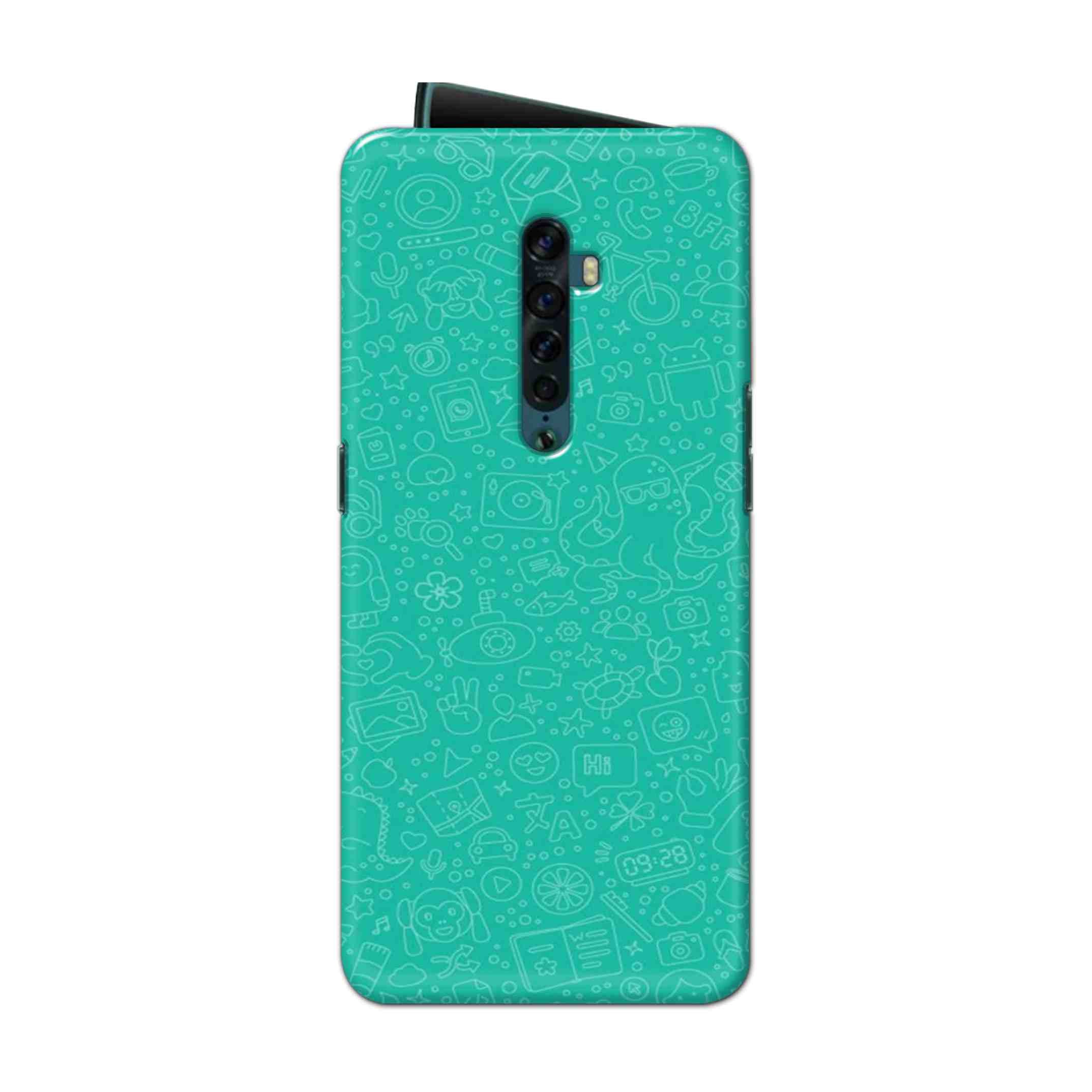 Buy Whatsapp Hard Back Mobile Phone Case Cover For Oppo Reno 2 Online