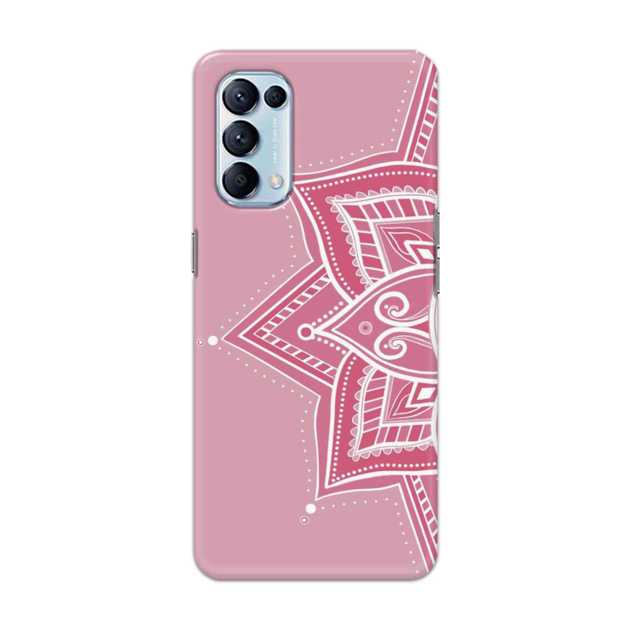 Buy Pink Rangoli Hard Back Mobile Phone Case Cover For Oppo Reno 5 Pro 5G Online