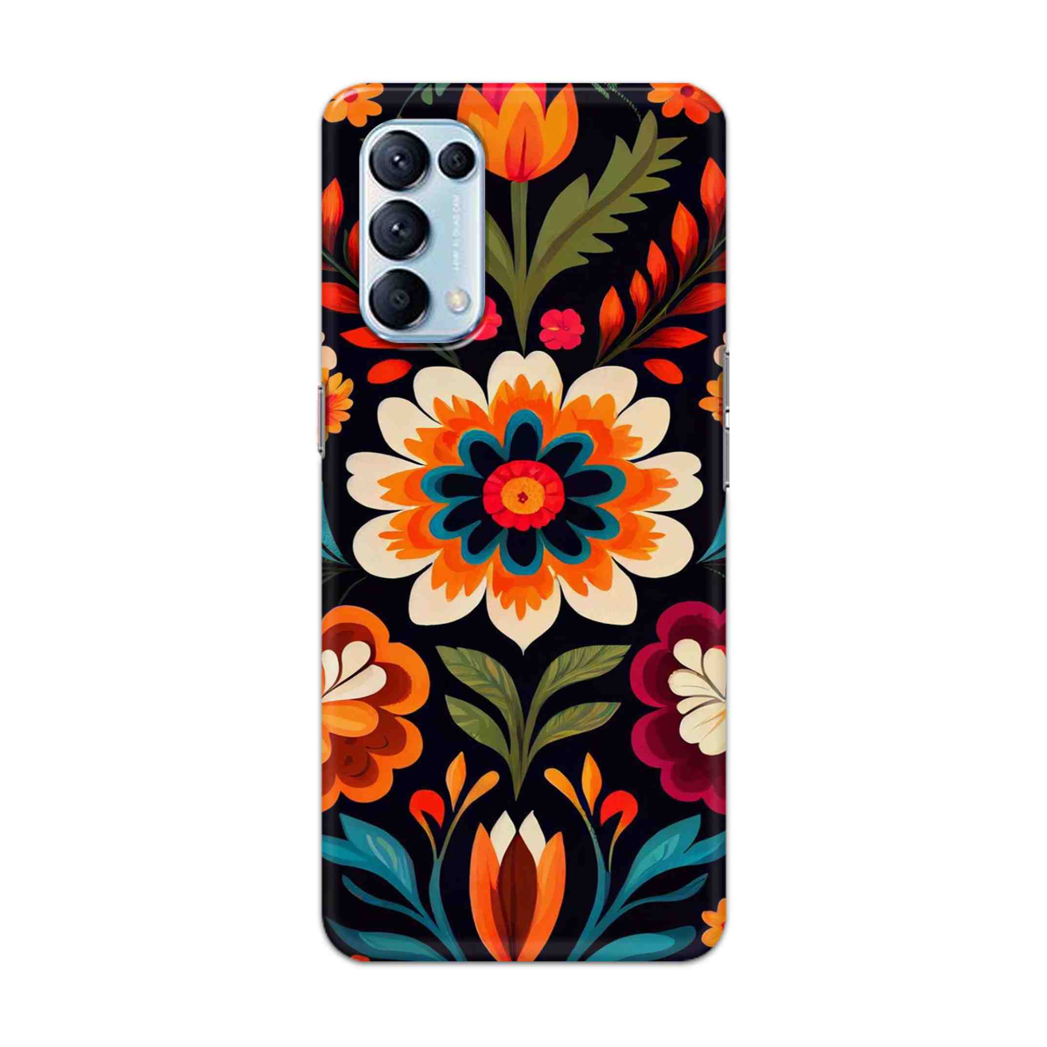 Buy Flower Hard Back Mobile Phone Case Cover For Oppo Reno 5 Pro 5G Online