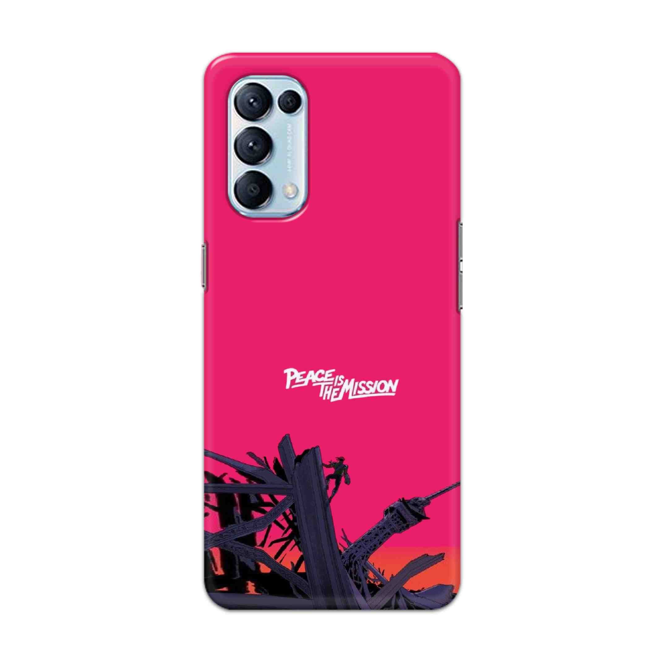 Buy Peace Is The Mission Hard Back Mobile Phone Case Cover For Oppo Reno 5 Pro 5G Online