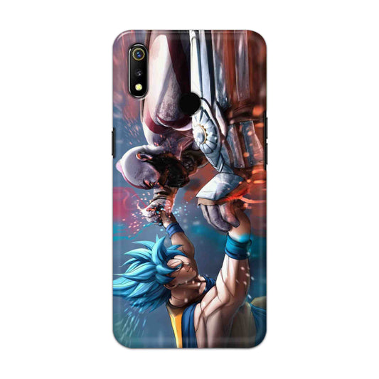 Buy Goku Vs Kratos Hard Back Mobile Phone Case Cover For Oppo Realme 3 Online