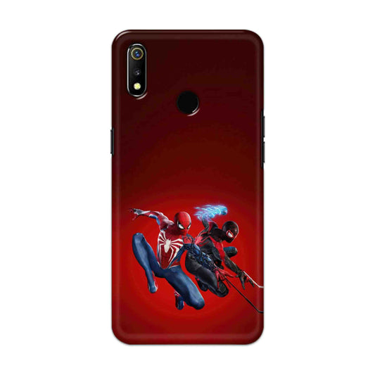 Buy Spiderman And Miles Morales Hard Back Mobile Phone Case Cover For Oppo Realme 3 Online