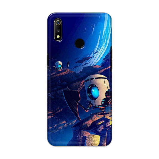 Buy Spaceship Robot Hard Back Mobile Phone Case Cover For Oppo Realme 3 Online