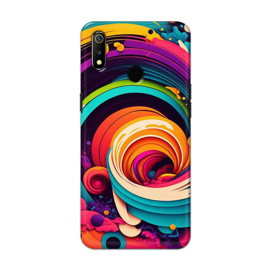 Buy Colour Circle Hard Back Mobile Phone Case Cover For Oppo Realme 3 Online