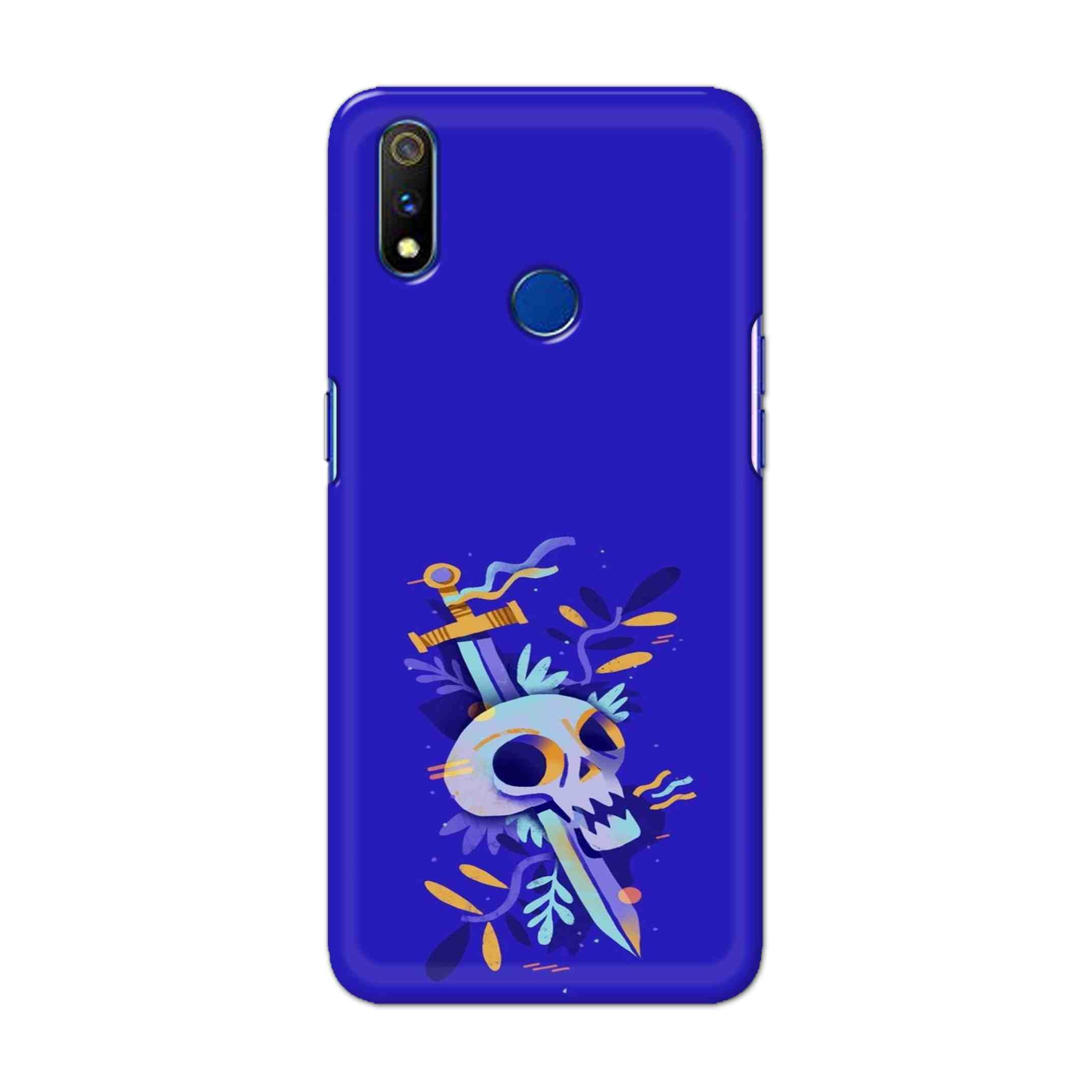 Buy Blue Skull Hard Back Mobile Phone Case Cover For Realme 3 Pro Online