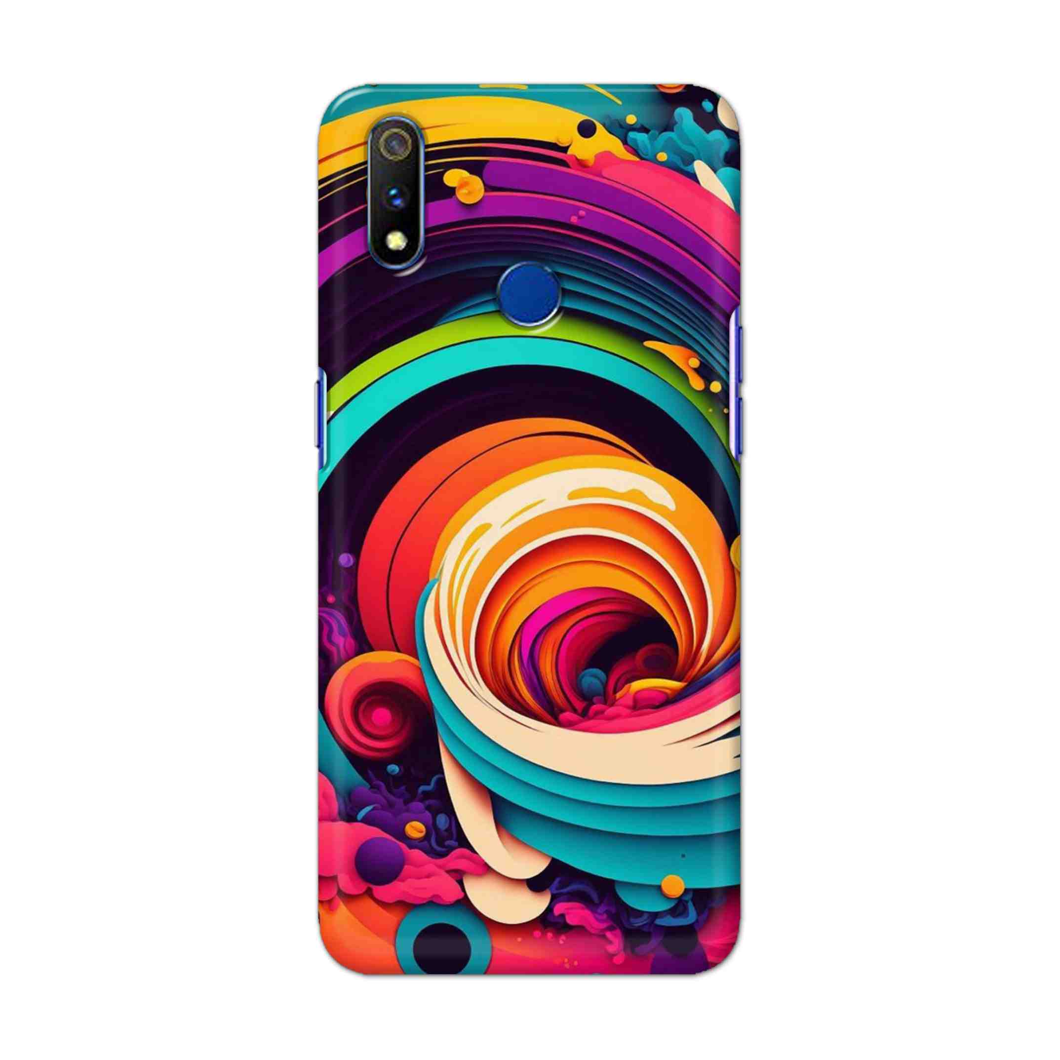 Buy Colour Circle Hard Back Mobile Phone Case Cover For Realme 3 Pro Online