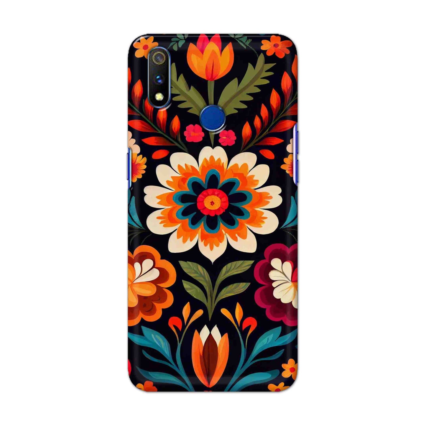 Buy Flower Hard Back Mobile Phone Case Cover For Realme 3 Pro Online