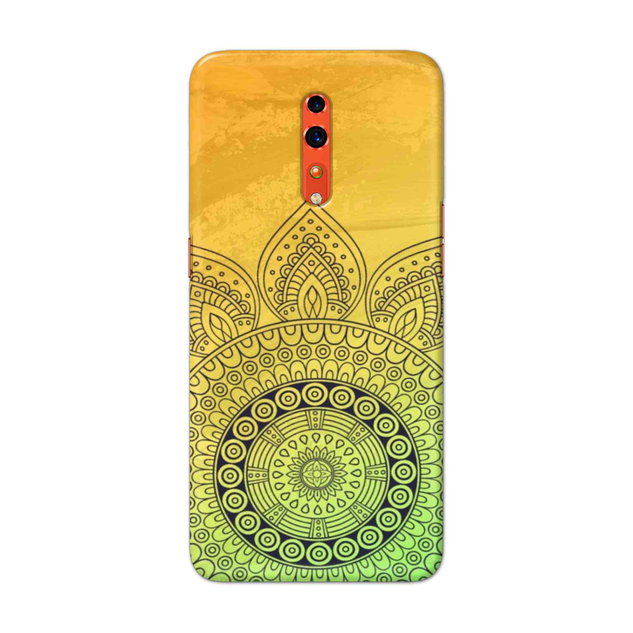 Buy Yellow Rangoli Hard Back Mobile Phone Case Cover For OPPO Reno Z Online