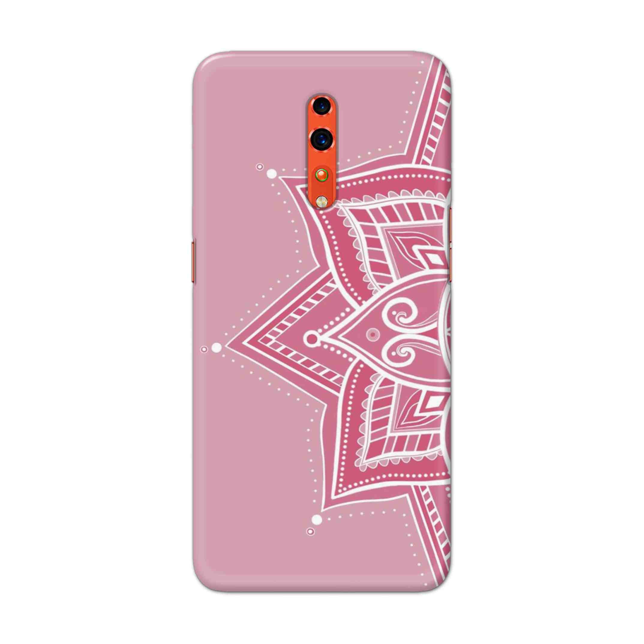 Buy Pink Rangoli Hard Back Mobile Phone Case Cover For OPPO Reno Z Online