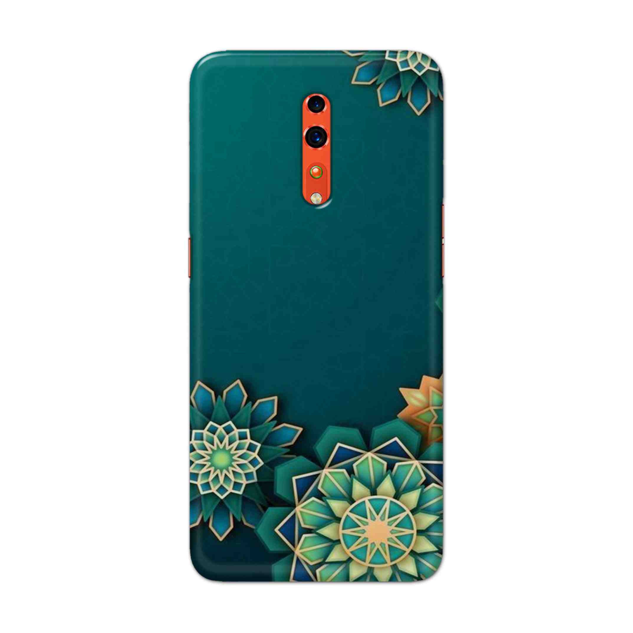 Buy Green Flower Hard Back Mobile Phone Case Cover For OPPO Reno Z Online