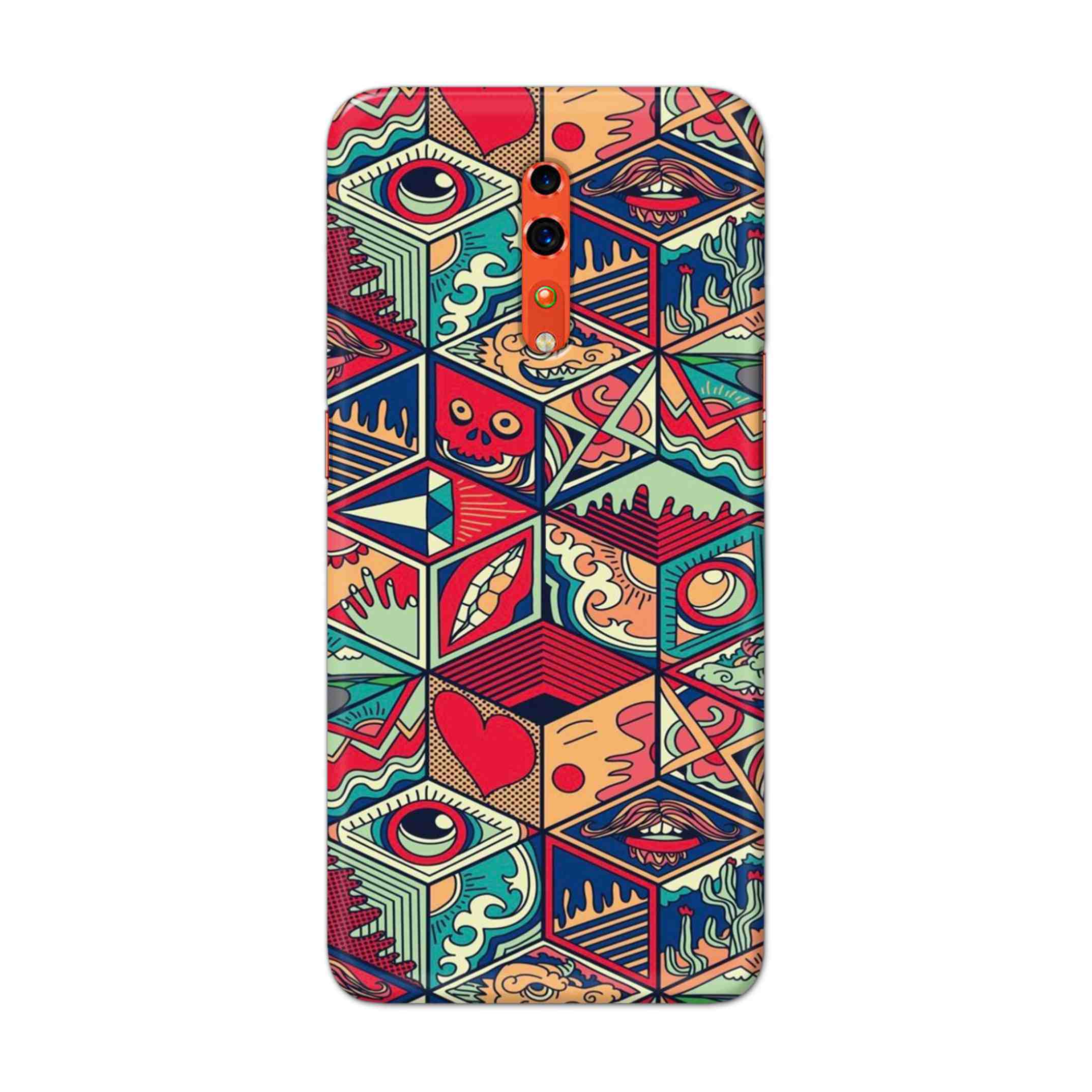 Buy Face Mandala Hard Back Mobile Phone Case Cover For OPPO Reno Z Online