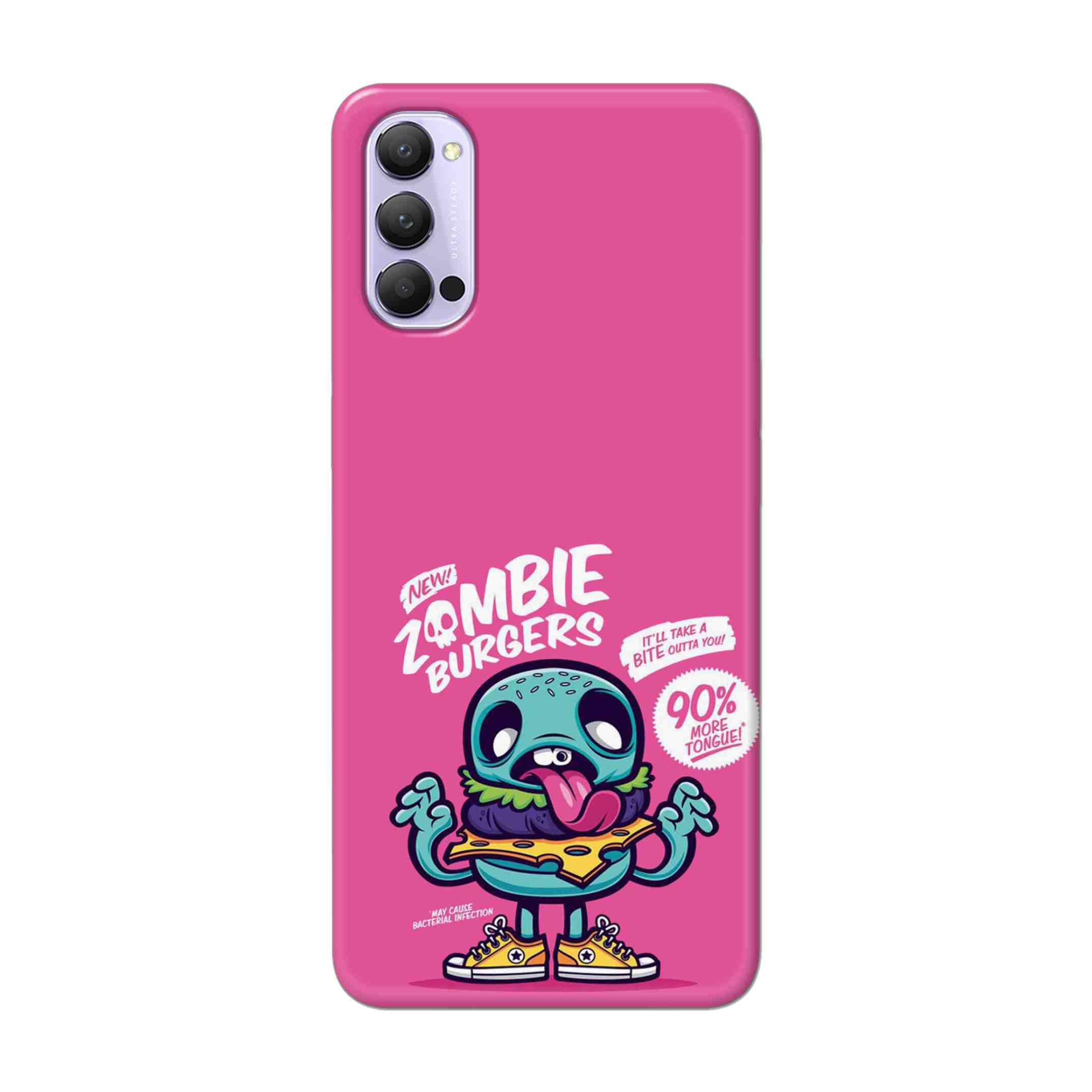 Buy New Zombie Burgers Hard Back Mobile Phone Case Cover For Oppo Reno 4 Pro Online