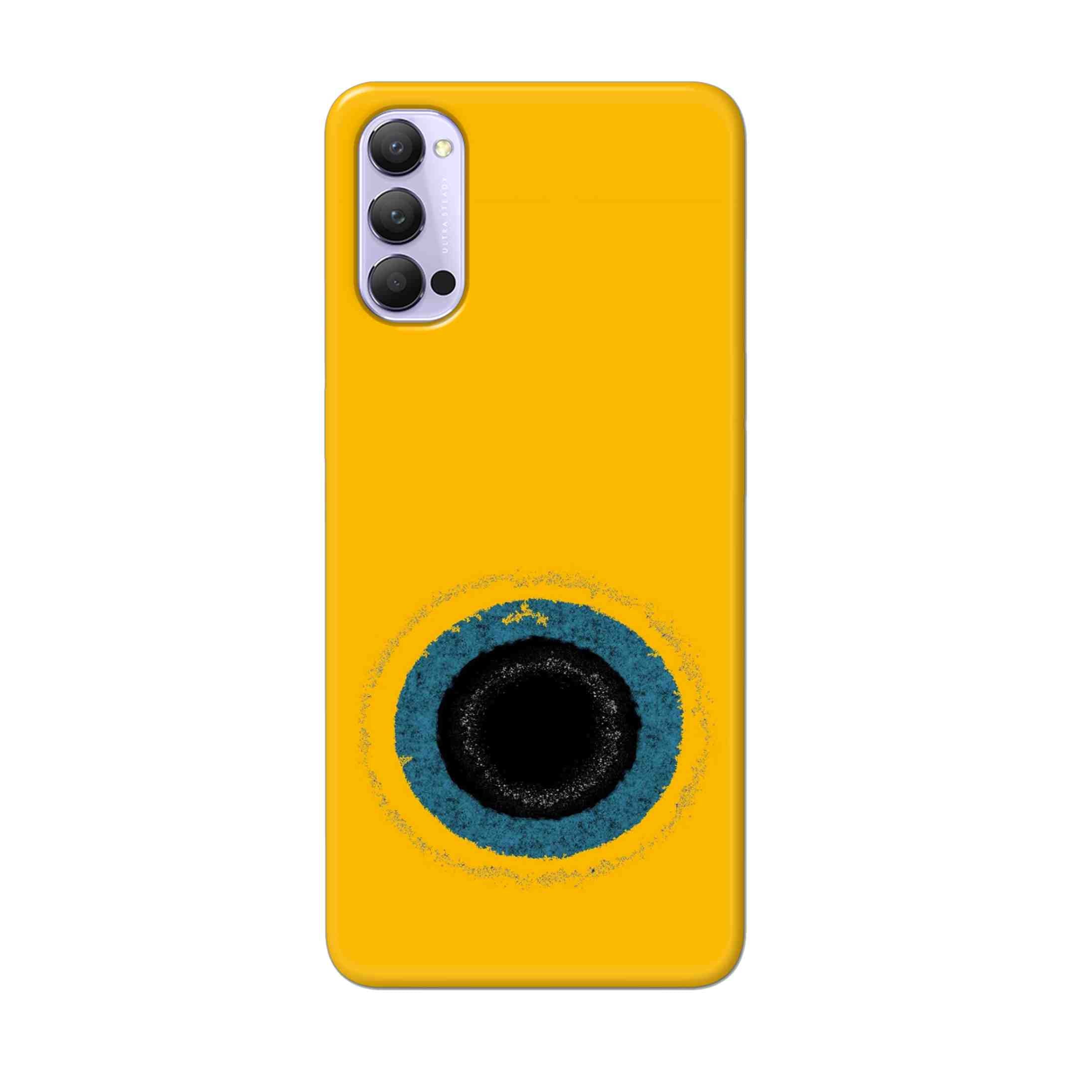 Buy Dark Hole With Yellow Background Hard Back Mobile Phone Case Cover For Oppo Reno 4 Pro Online