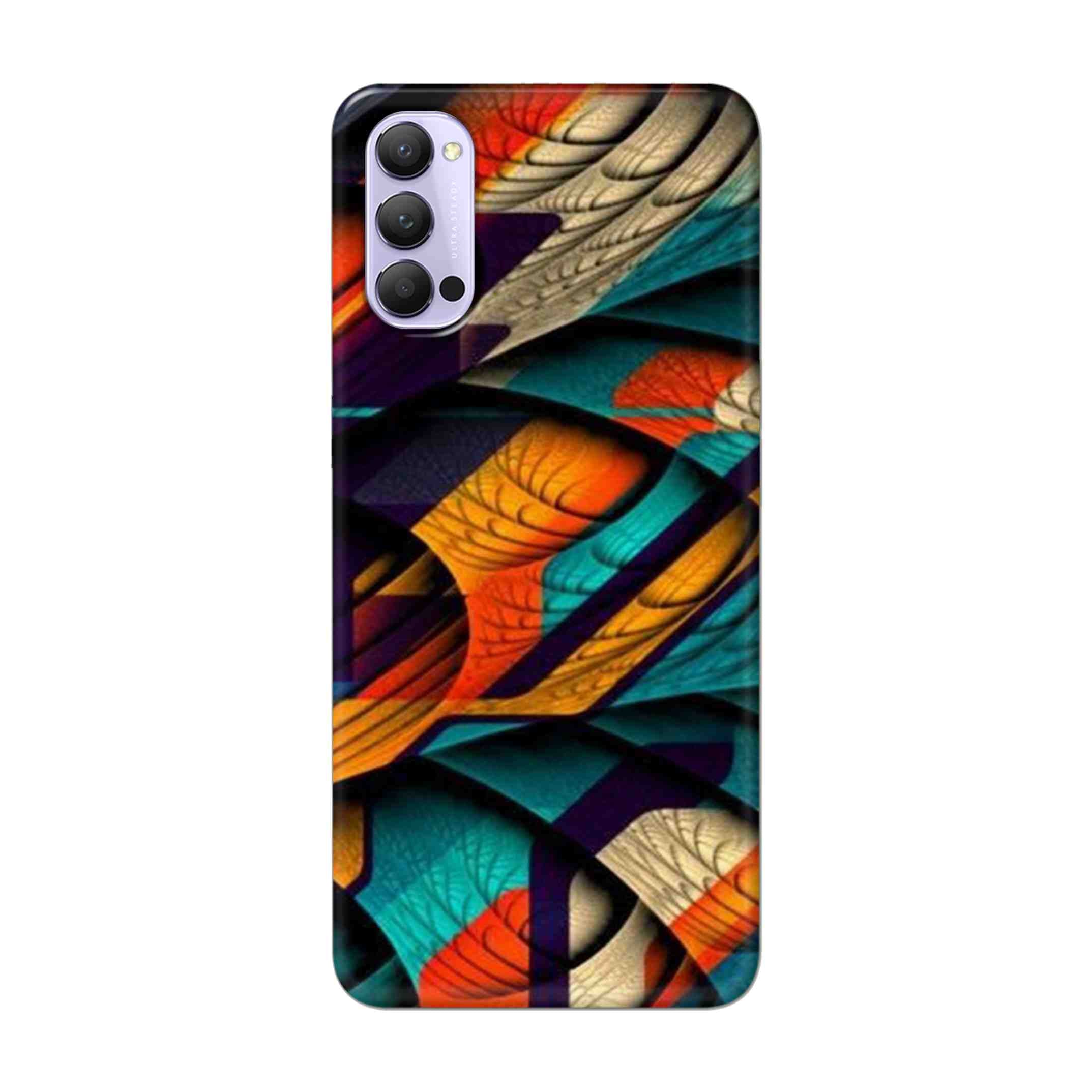 Buy Colour Abstract Hard Back Mobile Phone Case Cover For Oppo Reno 4 Pro Online