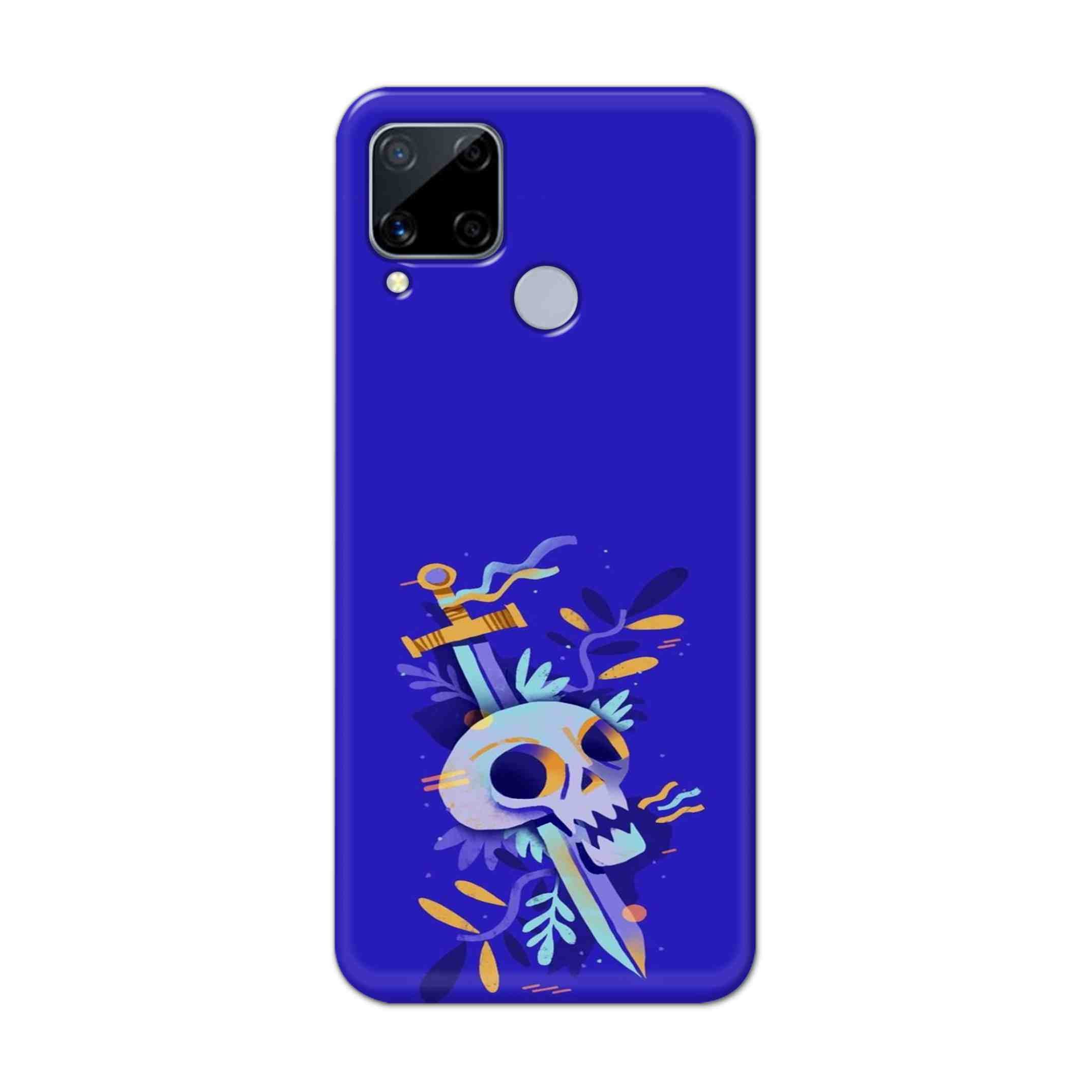 Buy Blue Skull Hard Back Mobile Phone Case Cover For Realme C15 Online